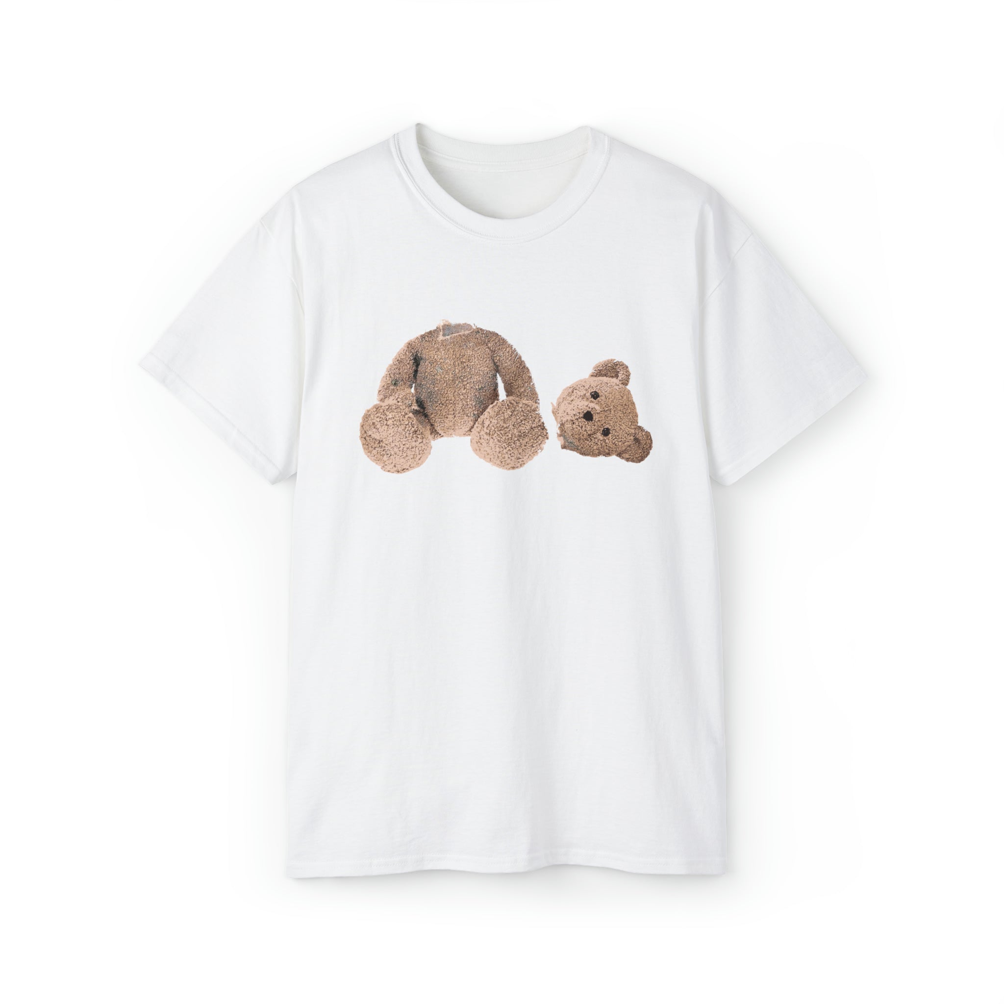 Distressed Side-Headed Teddy Tee