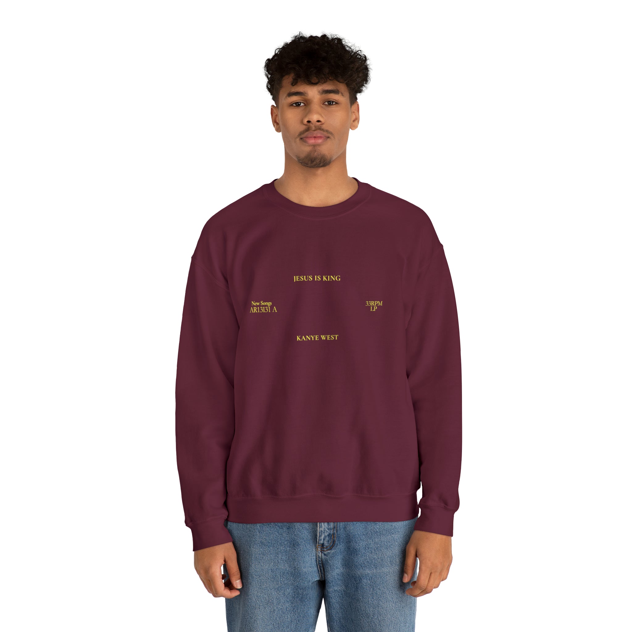 Jesus is King Inspired Crewneck - Kanye West Merch Sweatshirt