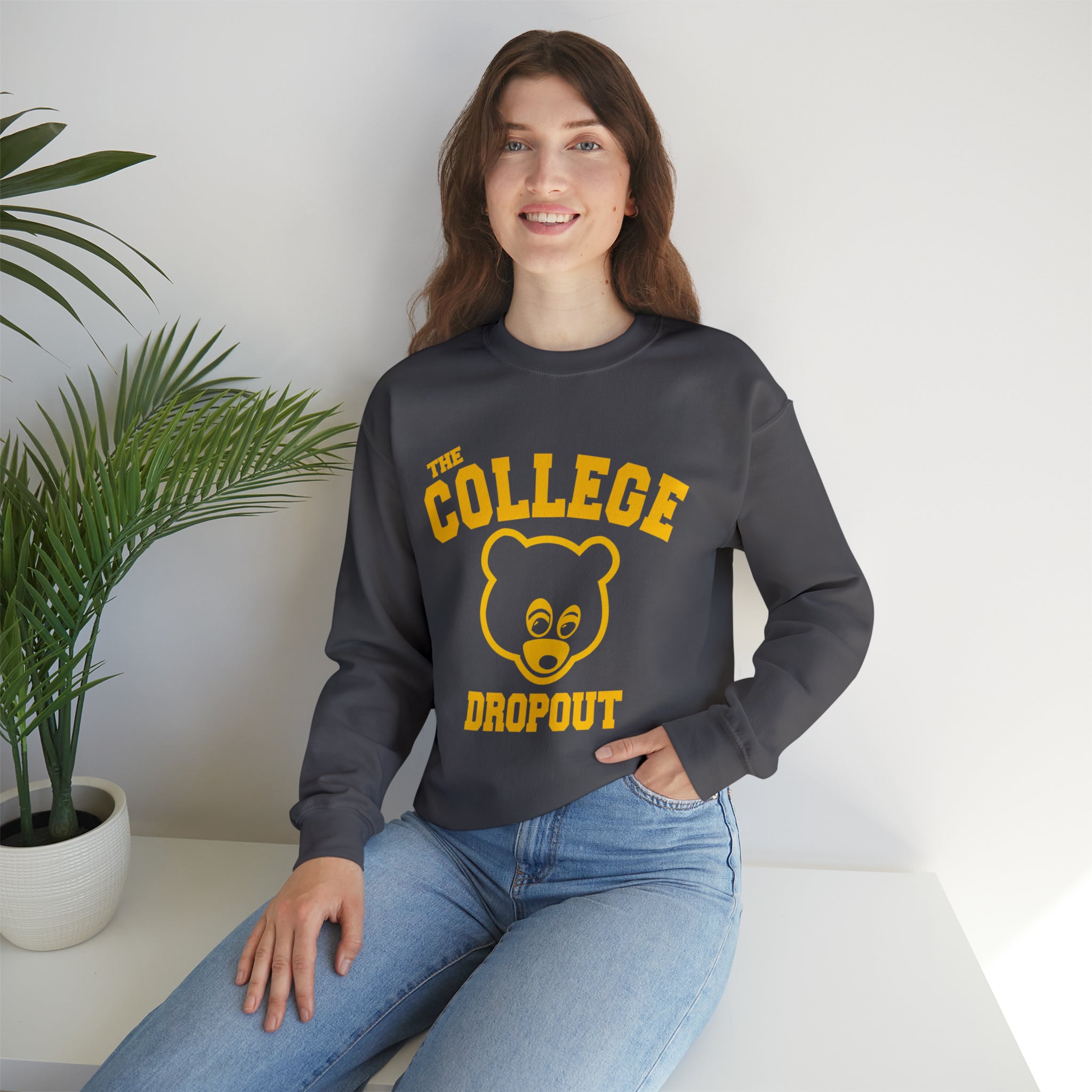The College Dropout Crewneck Sweatshirt - Old Kanye West
