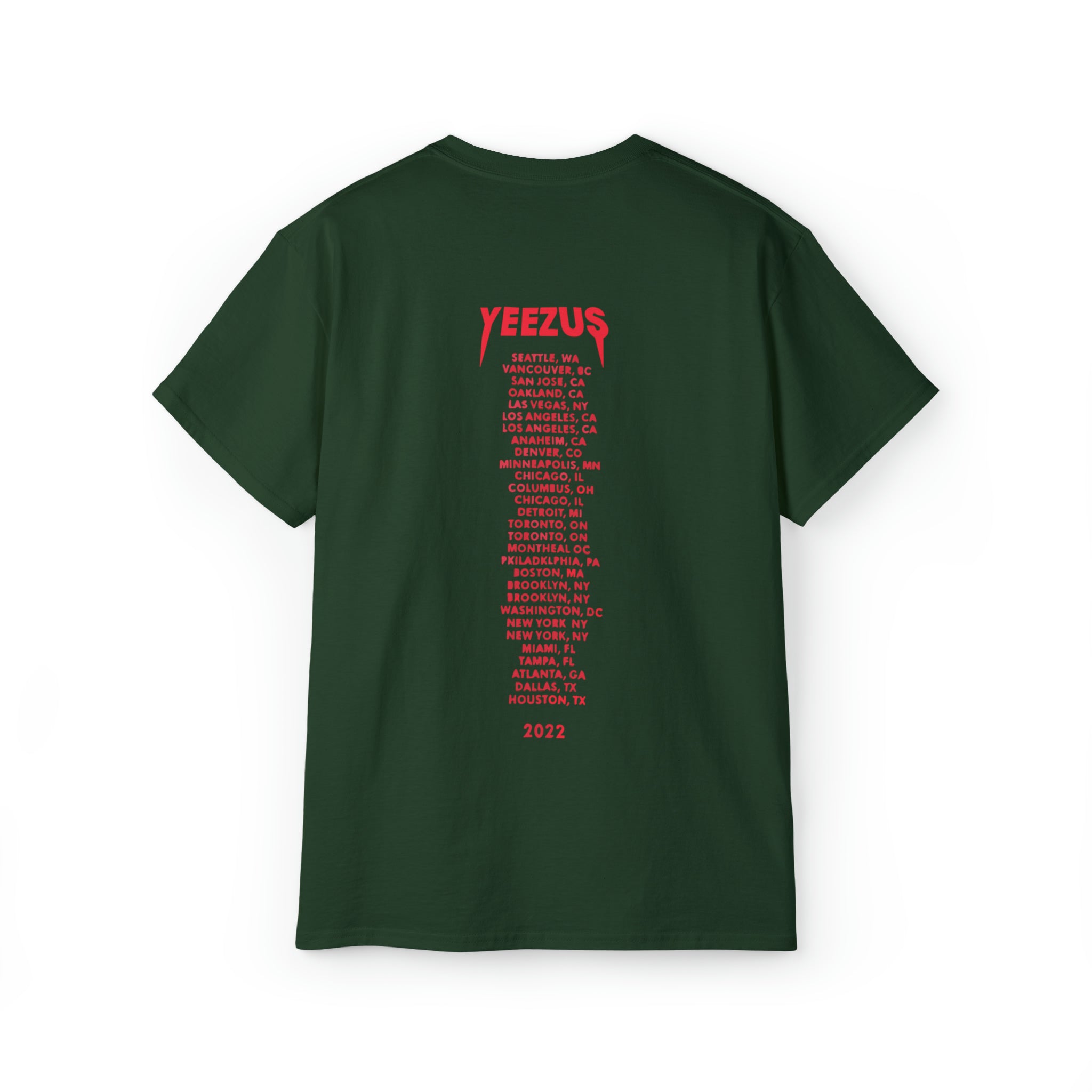 Kanye West Yeezus 2022 Tour Tee Skull Indian