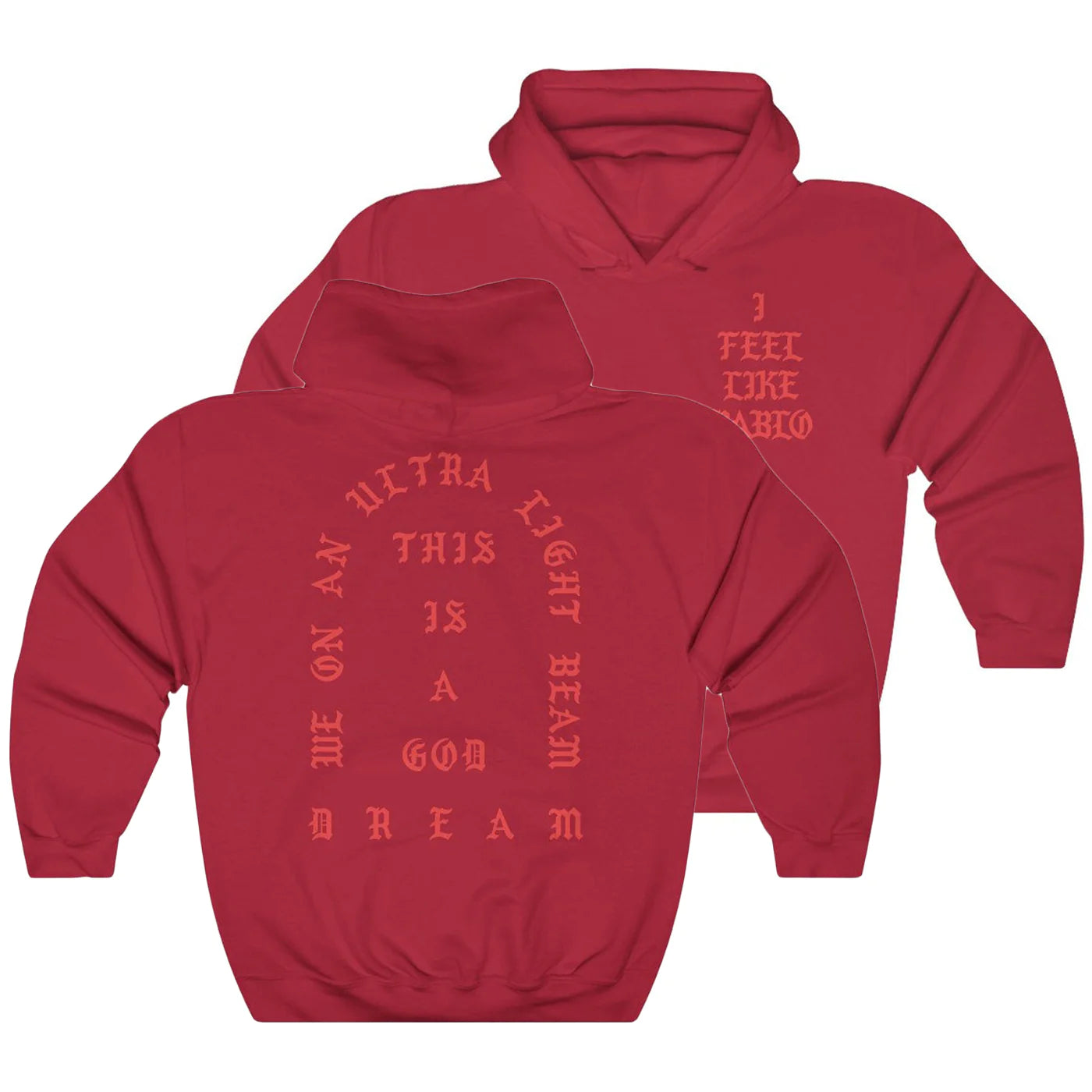 I Feel Like Pablo kanye tour merch hoodie