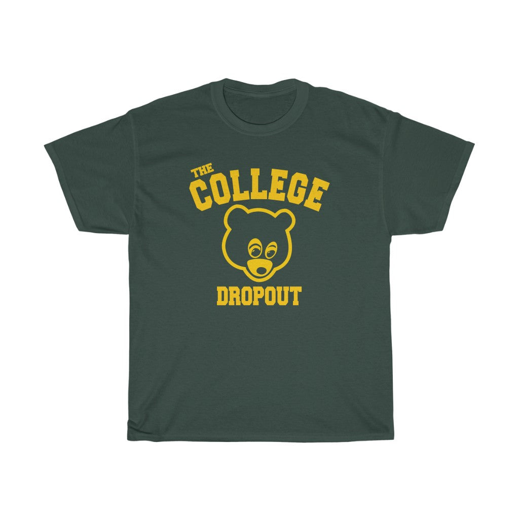 The College Dropout T-shirt-Forest Green-S-Archethype