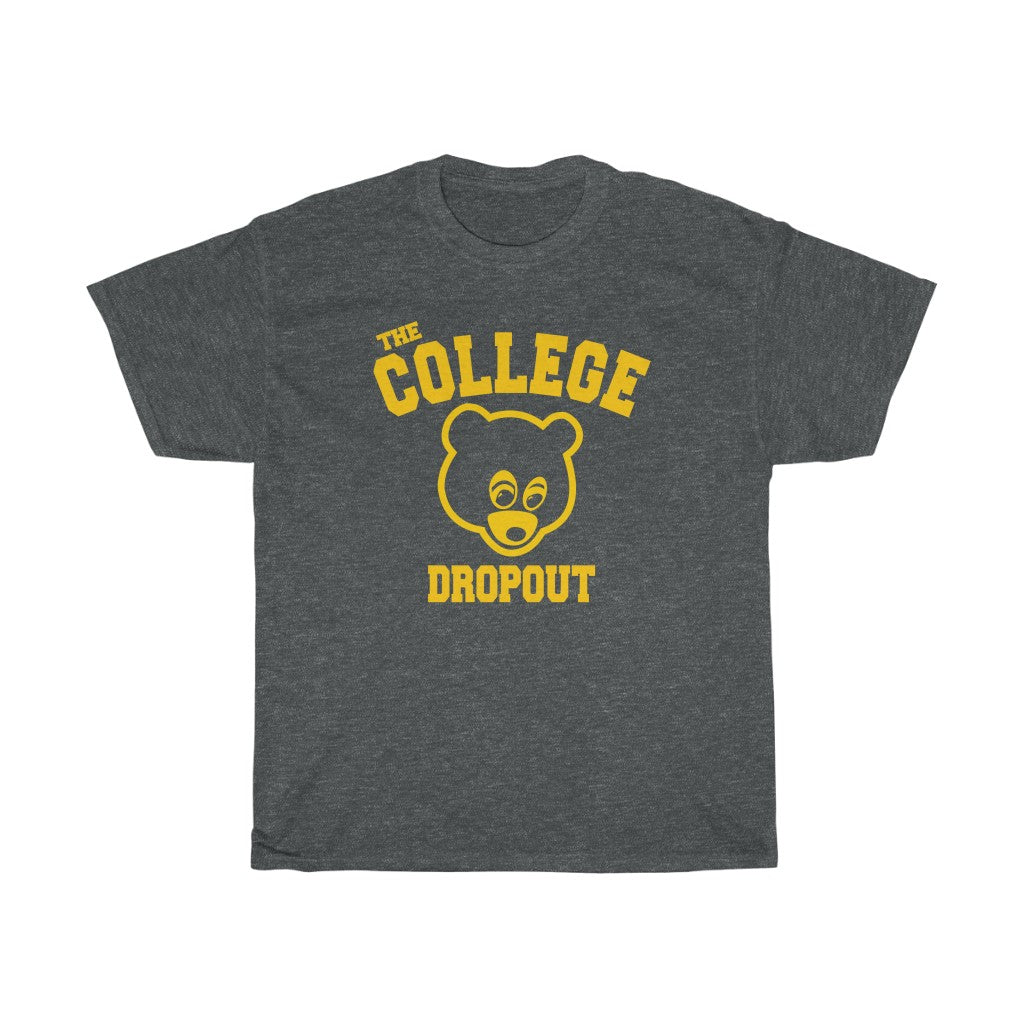 The College Dropout T-shirt-Dark Heather-S-Archethype
