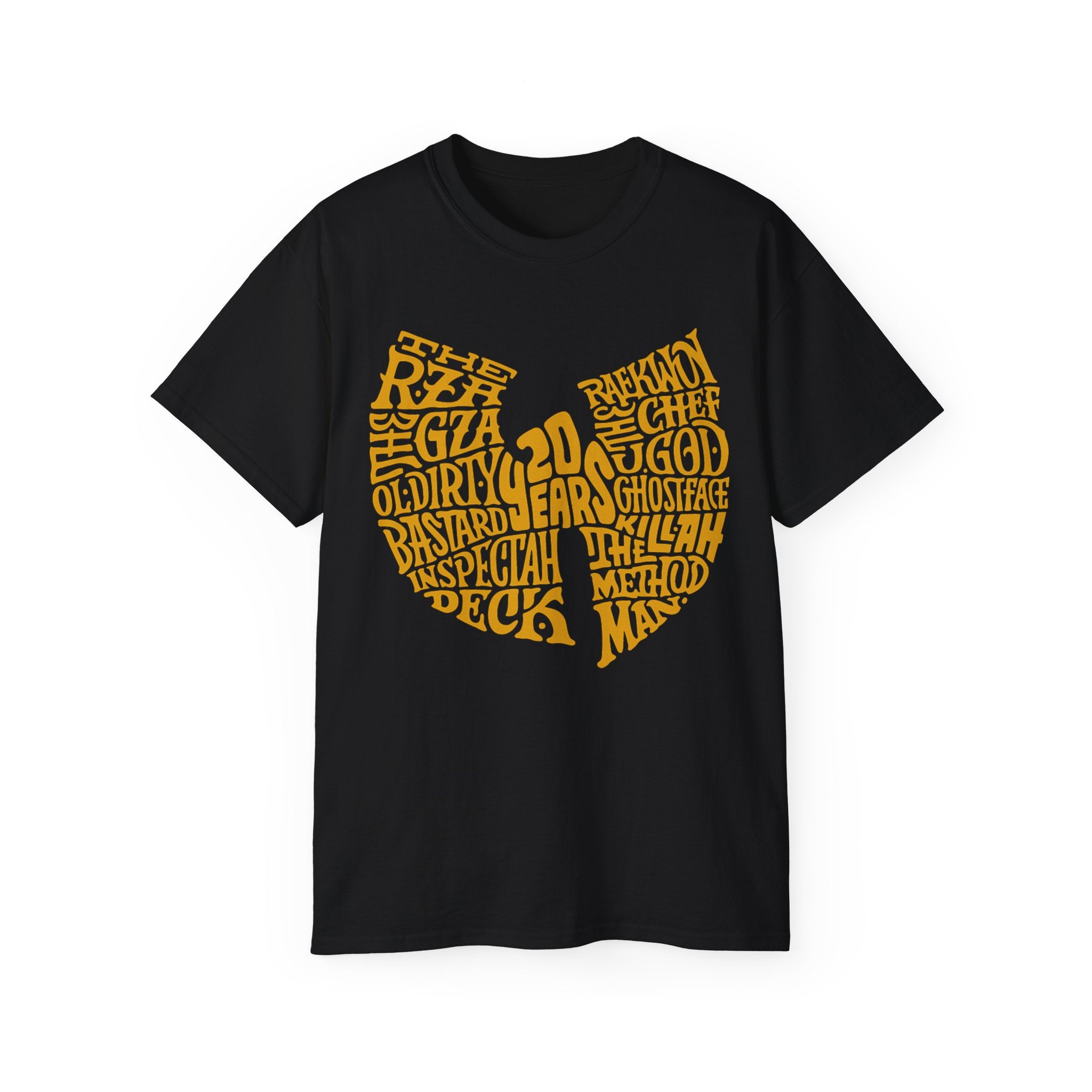 Hip Hop T-Shirt with WuTang 20 Years print