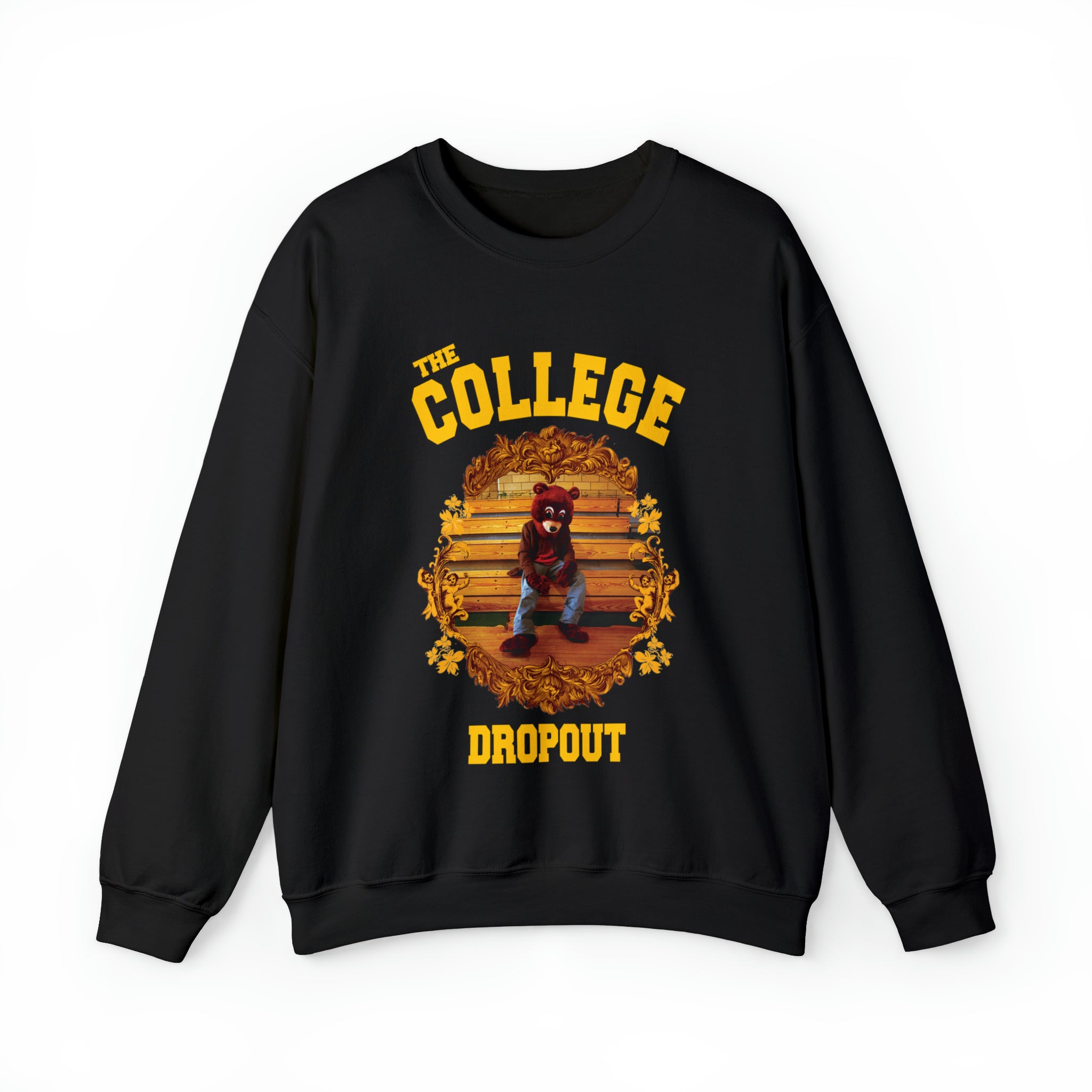 The College Dropout Bear Unisex Heavy Sweatshirt