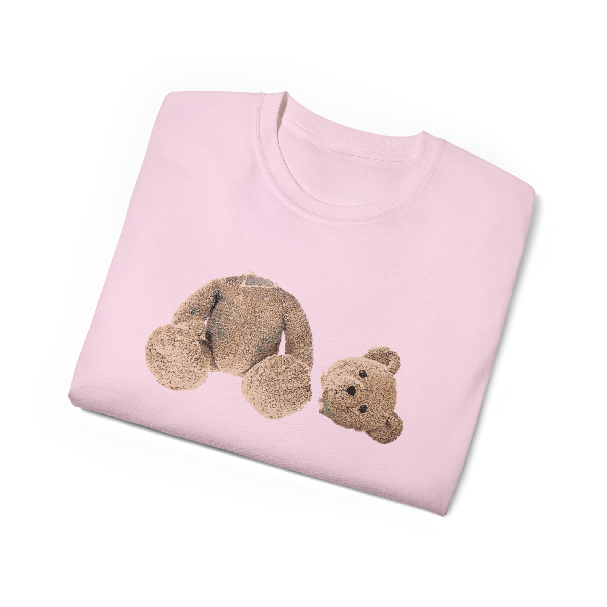 Distressed Side-Headed Teddy Tee