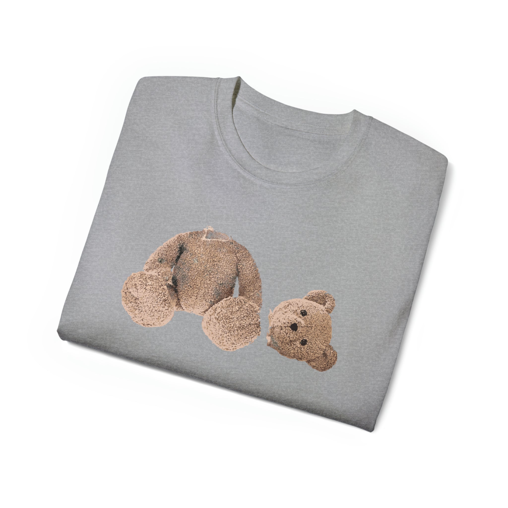 Distressed Side-Headed Teddy Tee