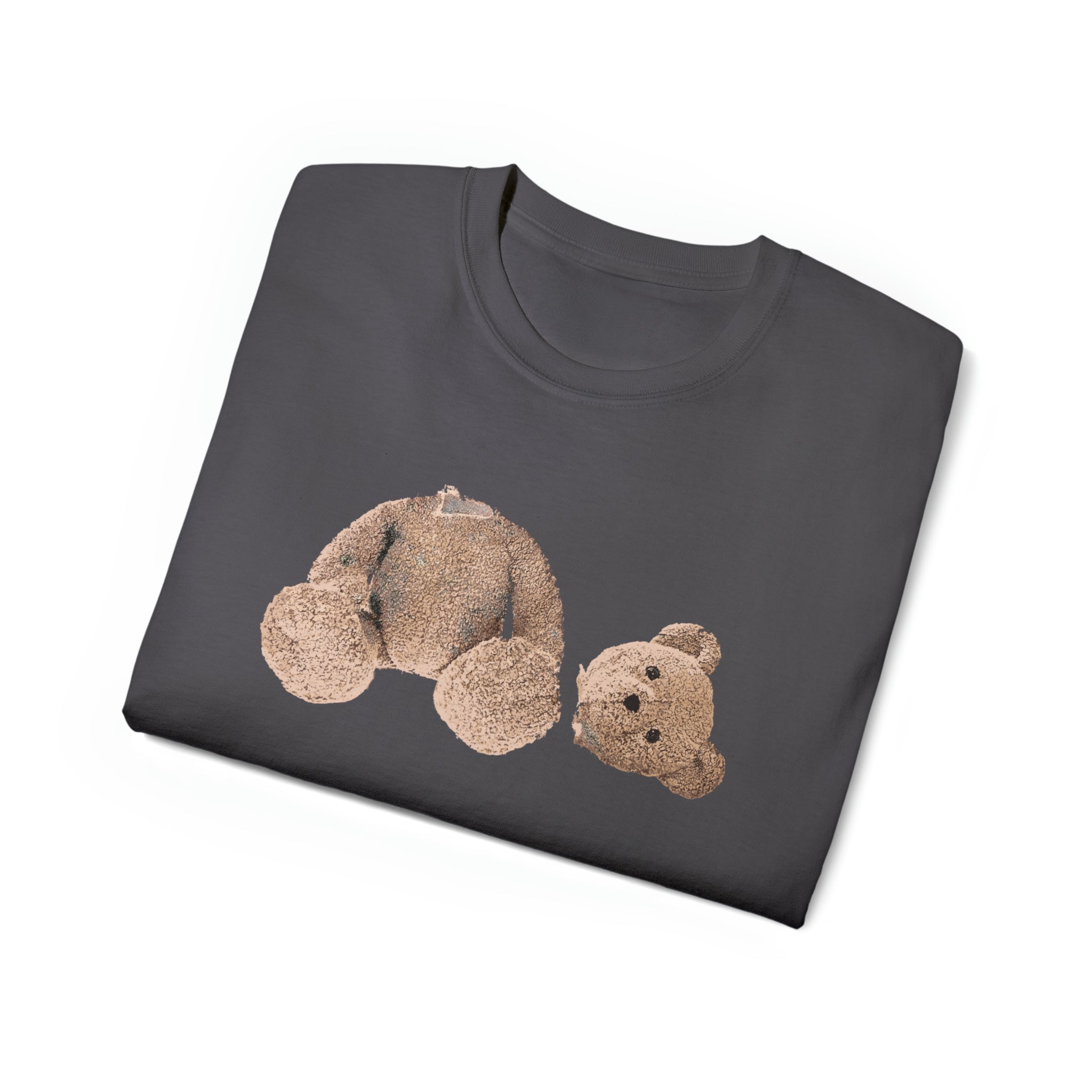 Distressed Side-Headed Teddy Tee