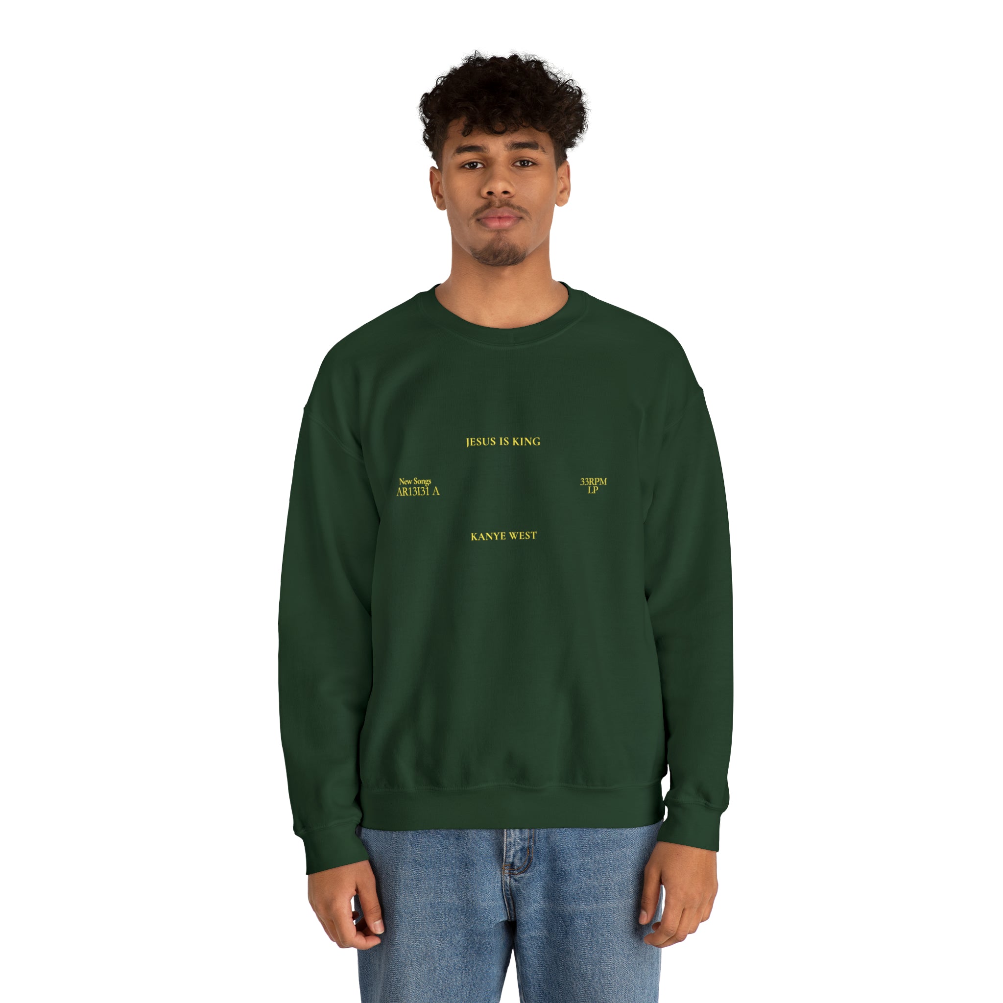 Jesus is King Inspired Crewneck - Kanye West Merch Sweatshirt