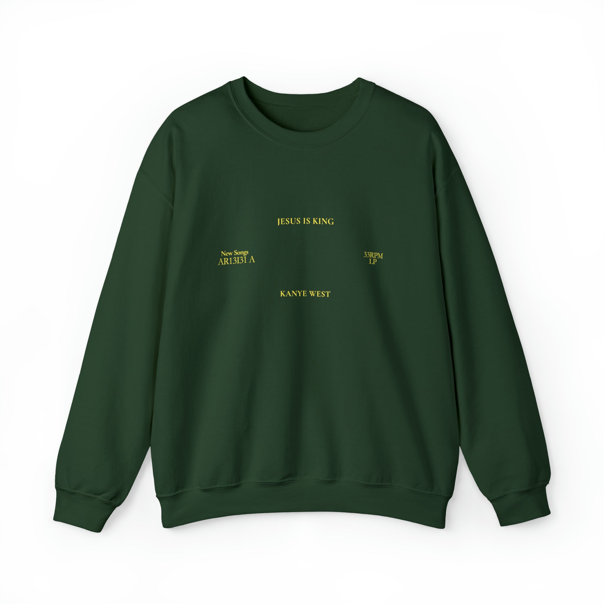 Jesus is King Inspired Crewneck - Kanye West Merch Sweatshirt