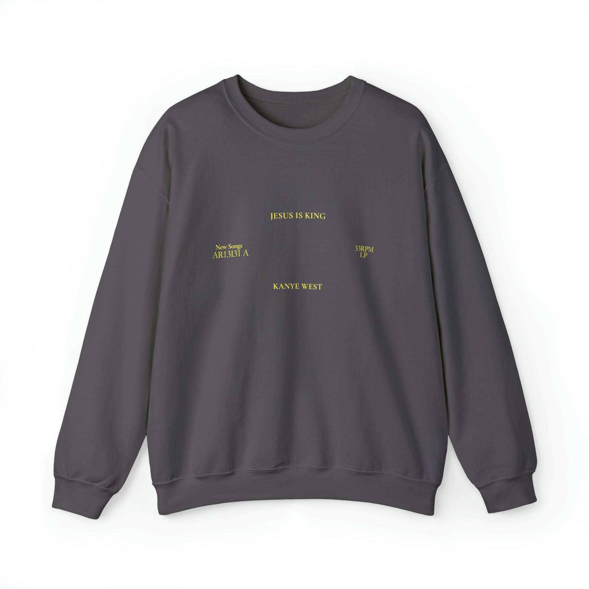 Jesus is King Inspired Crewneck - Kanye West Merch Sweatshirt