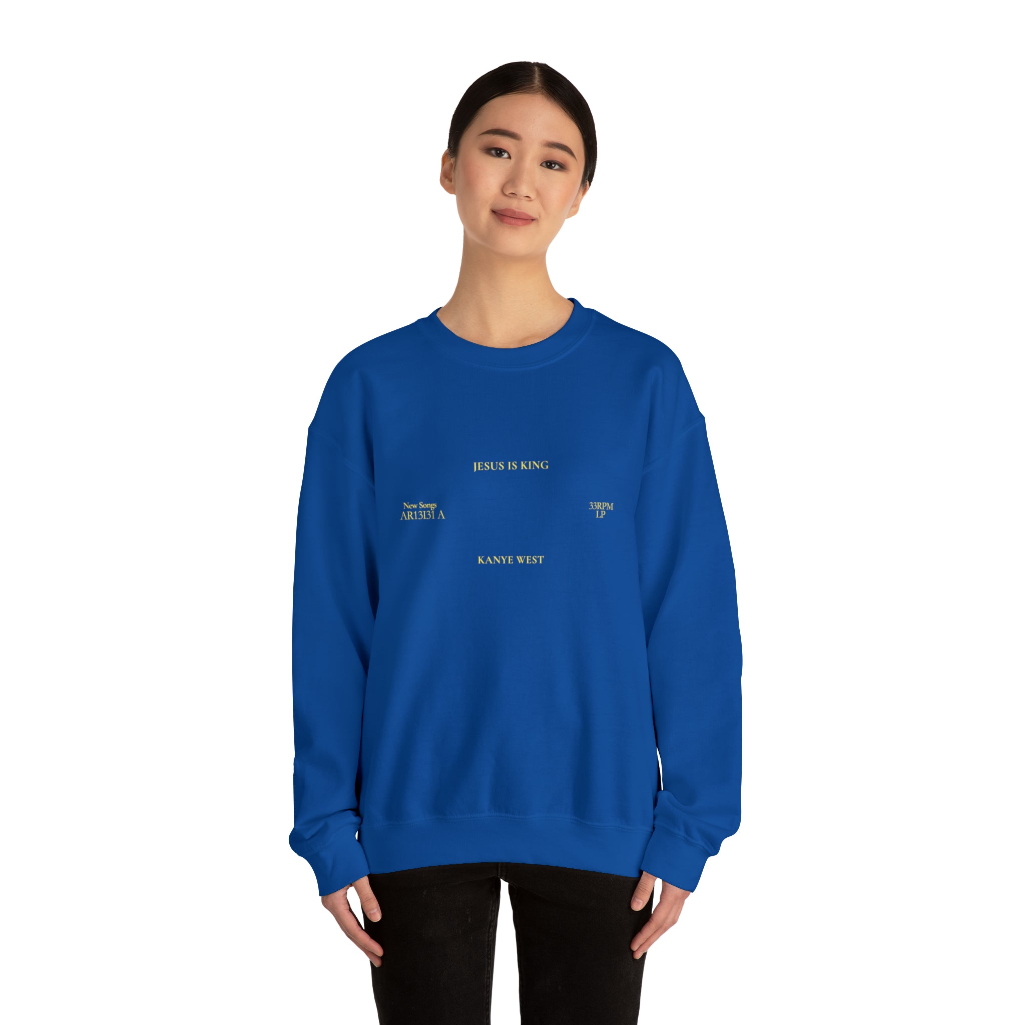 Jesus is King Inspired Crewneck - Kanye West Merch Sweatshirt