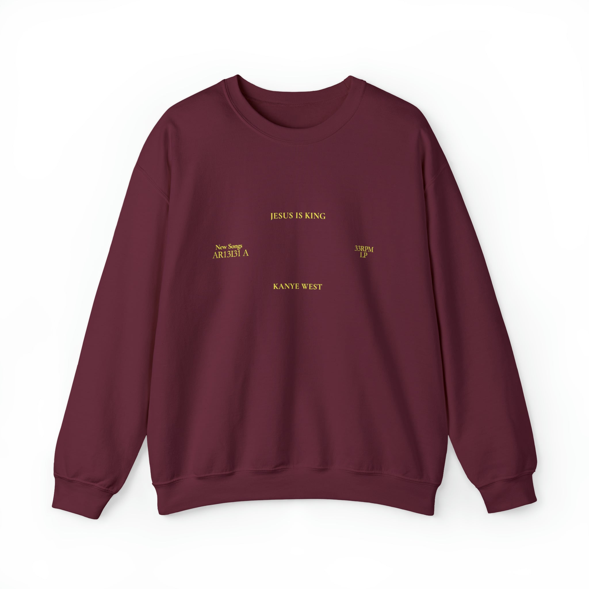 Jesus is King Inspired Crewneck - Kanye West Merch Sweatshirt