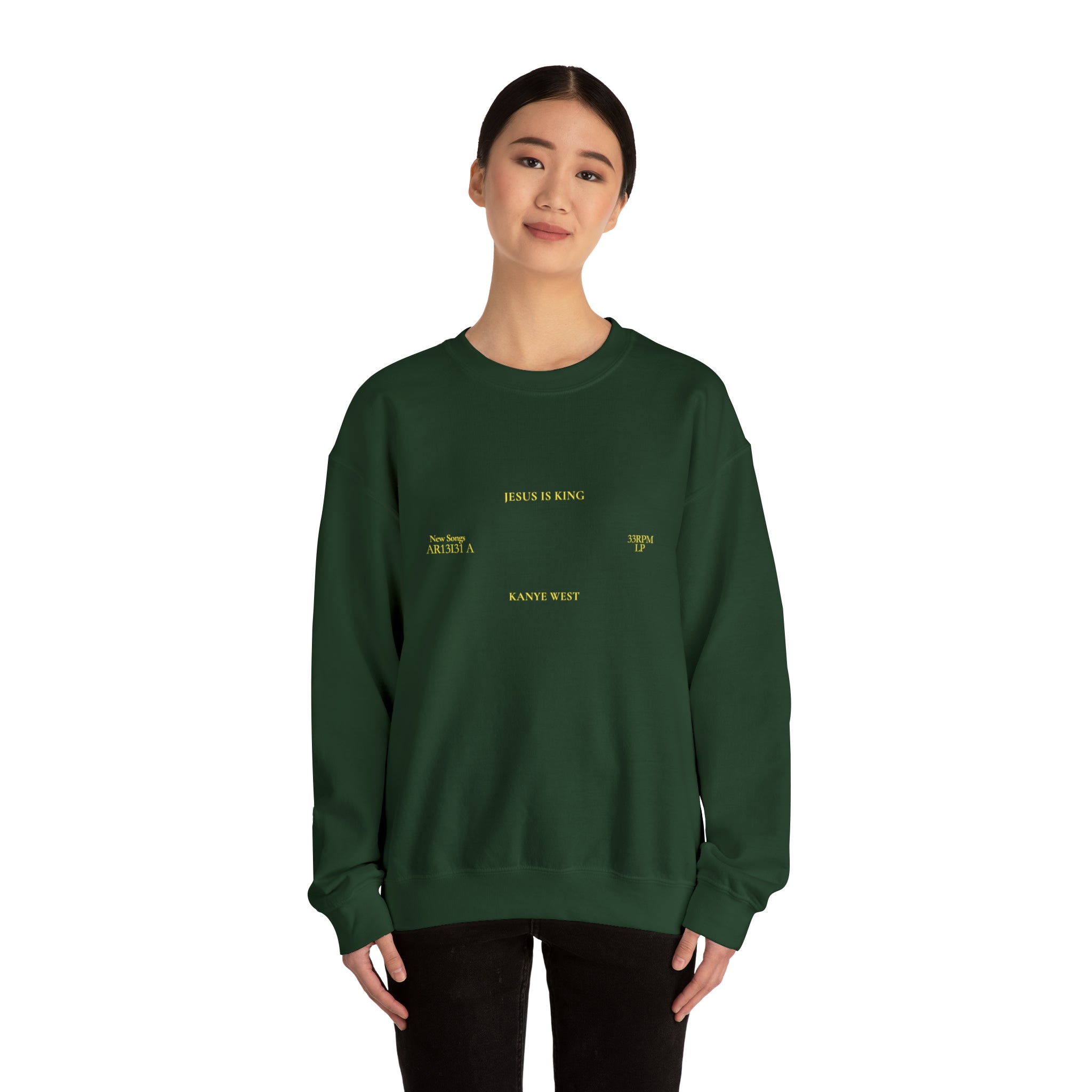 Jesus is King Inspired Crewneck - Kanye West Merch Sweatshirt