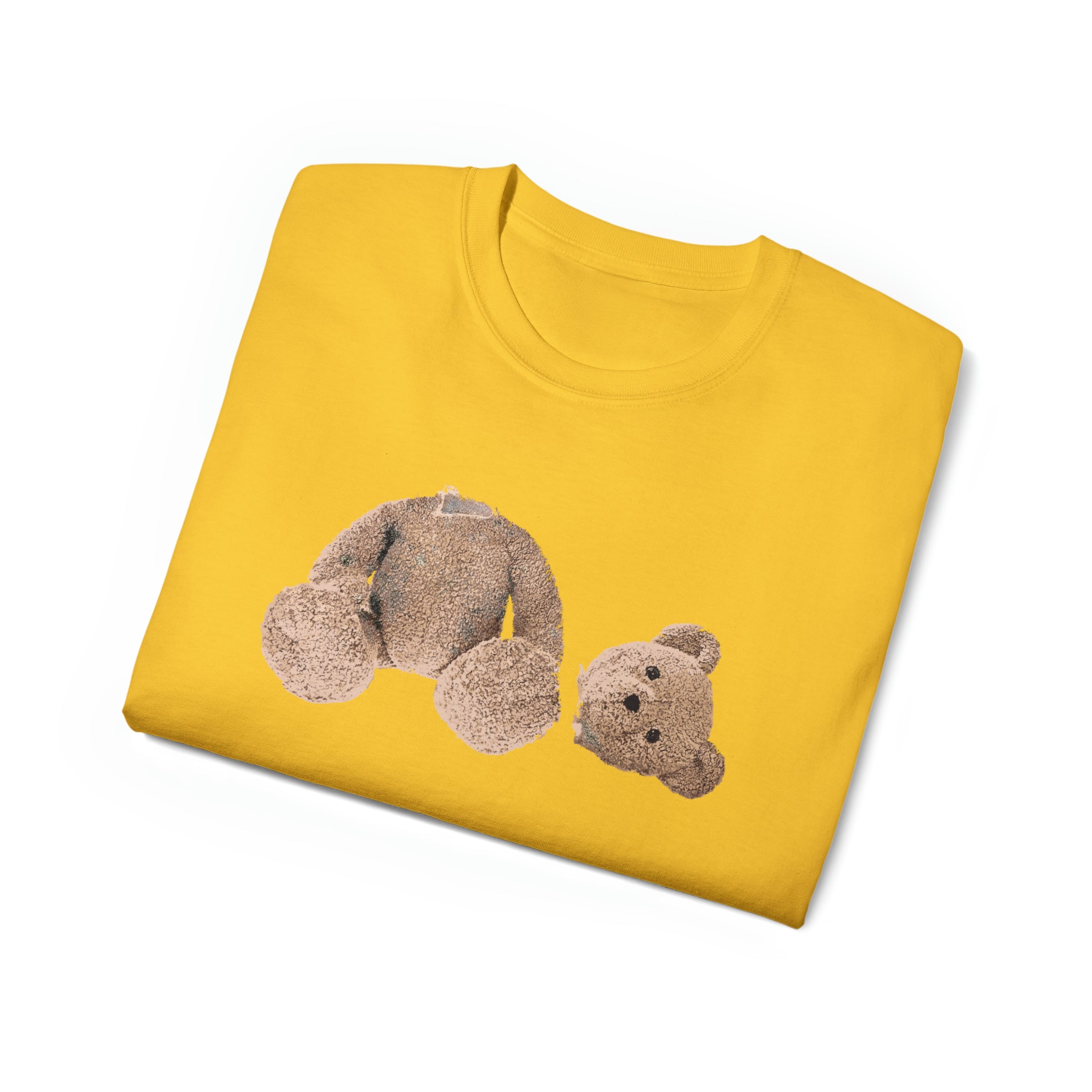 Distressed Side-Headed Teddy Tee