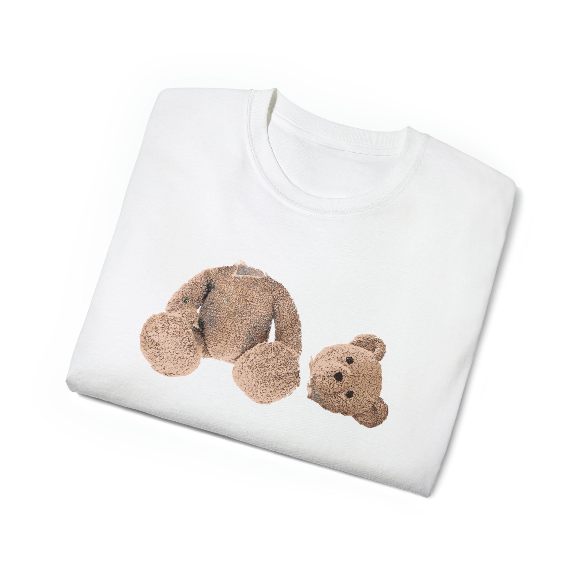 Distressed Side-Headed Teddy Tee