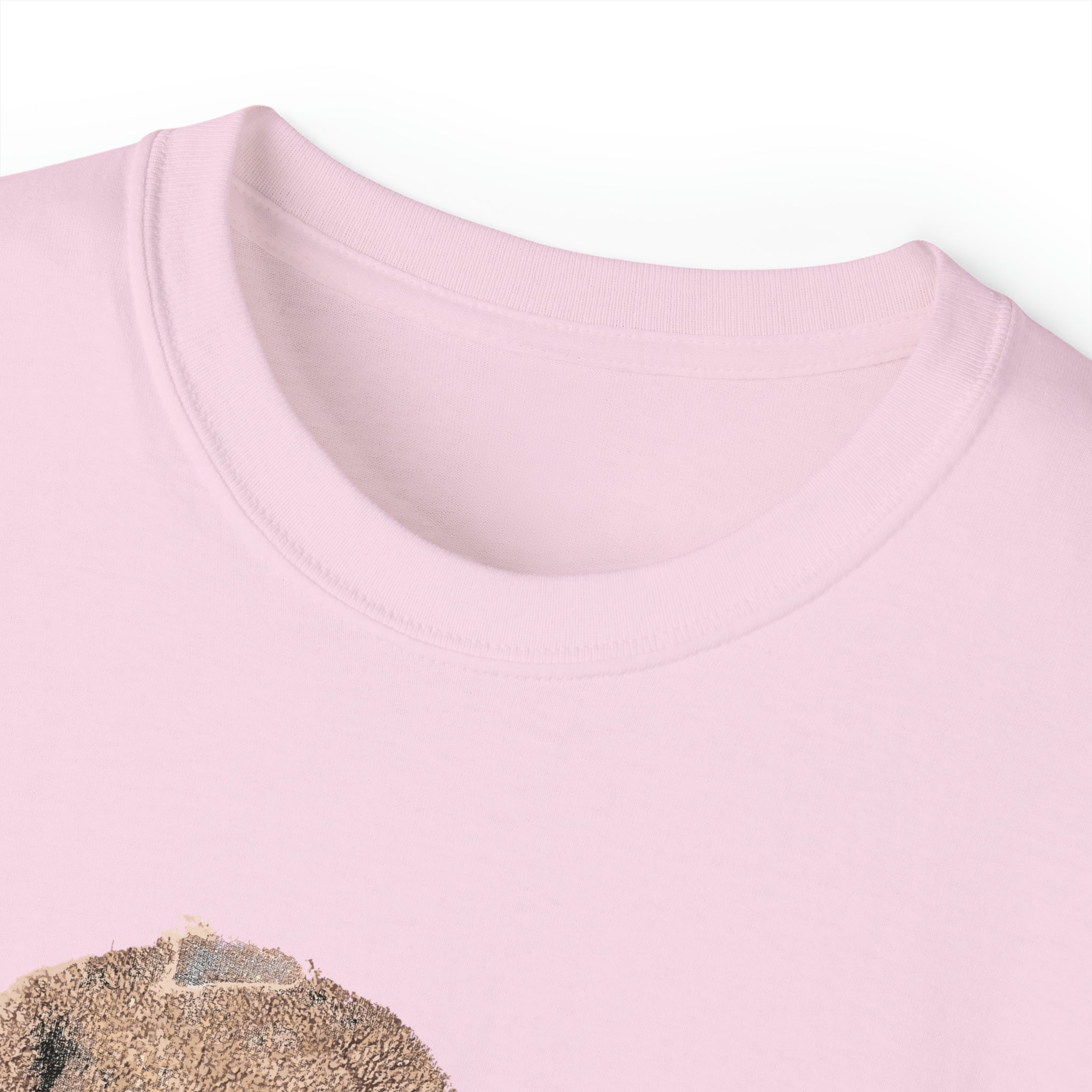 Distressed Side-Headed Teddy Tee