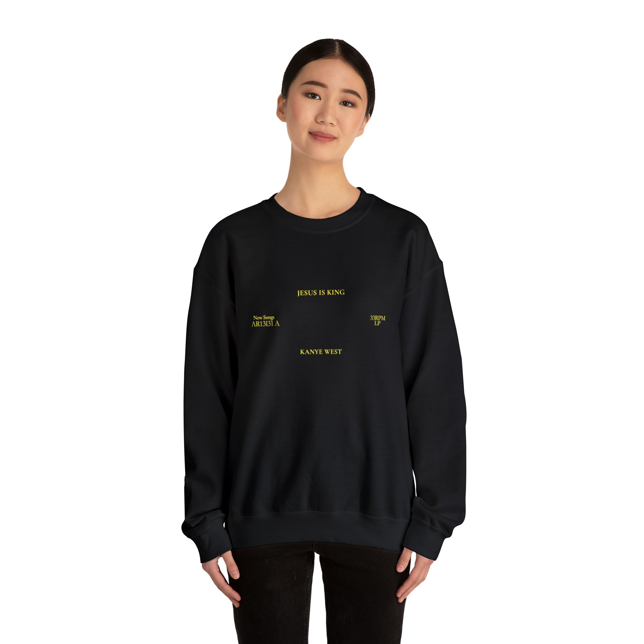 Jesus is King Inspired Crewneck - Kanye West Merch Sweatshirt