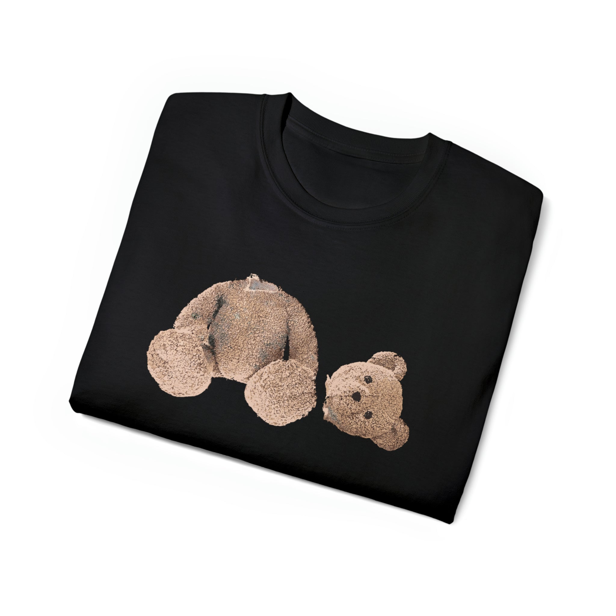 Distressed Side-Headed Teddy Tee