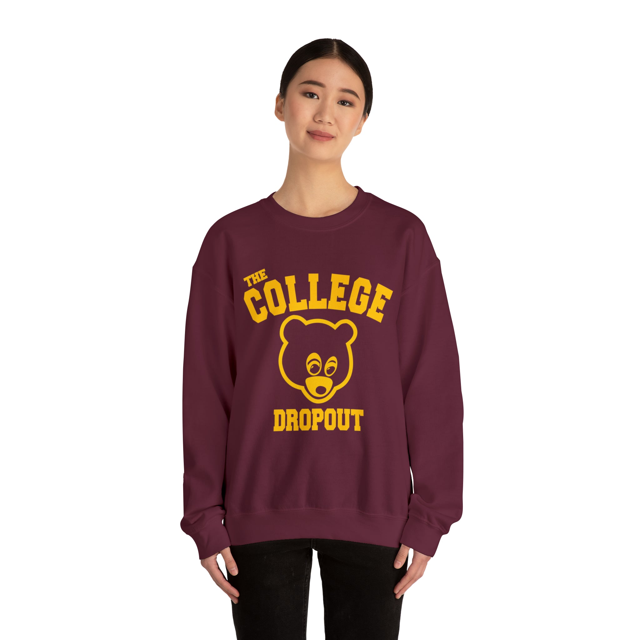 The College Dropout Crewneck Sweatshirt - Old Kanye West