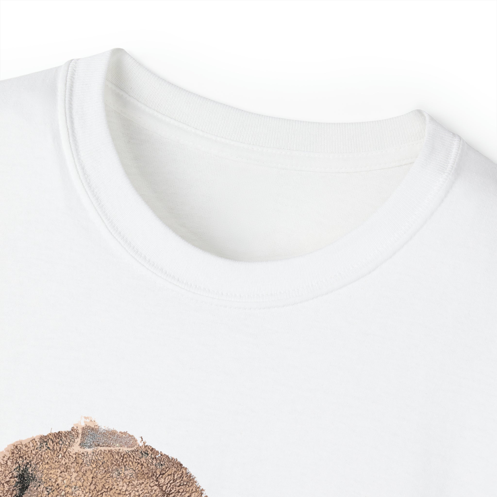 Distressed Side-Headed Teddy Tee