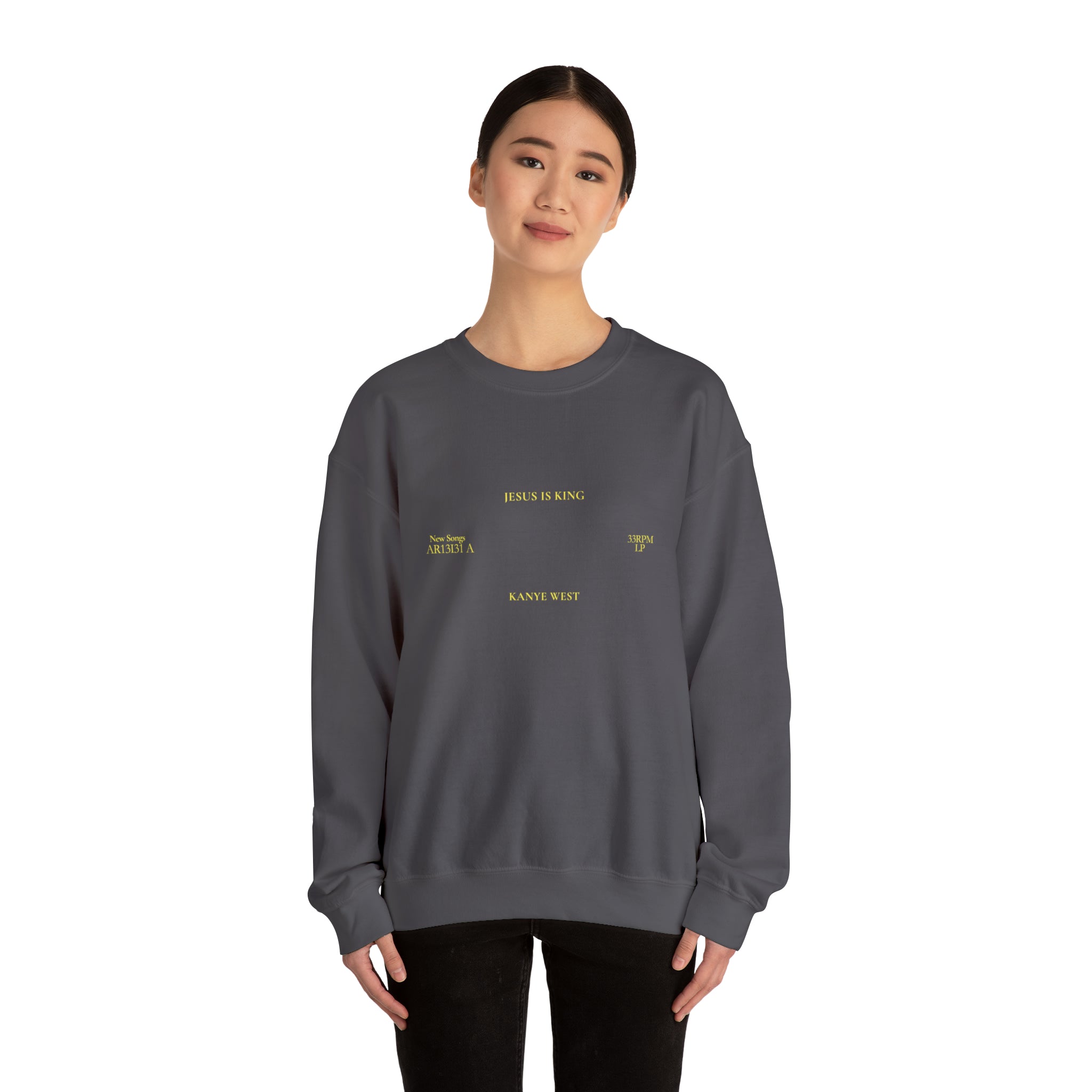 Jesus is King Inspired Crewneck - Kanye West Merch Sweatshirt