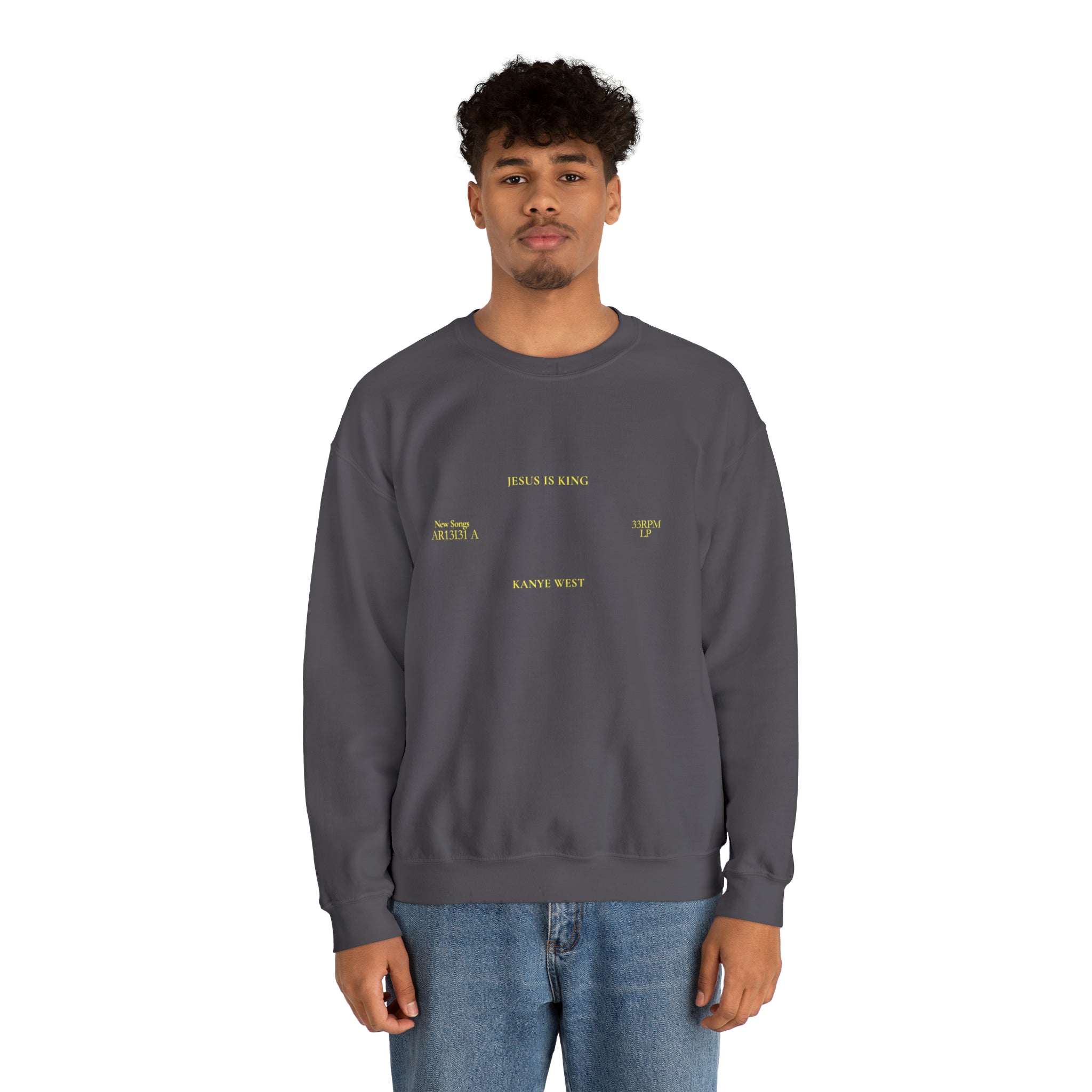 Jesus is King Inspired Crewneck - Kanye West Merch Sweatshirt