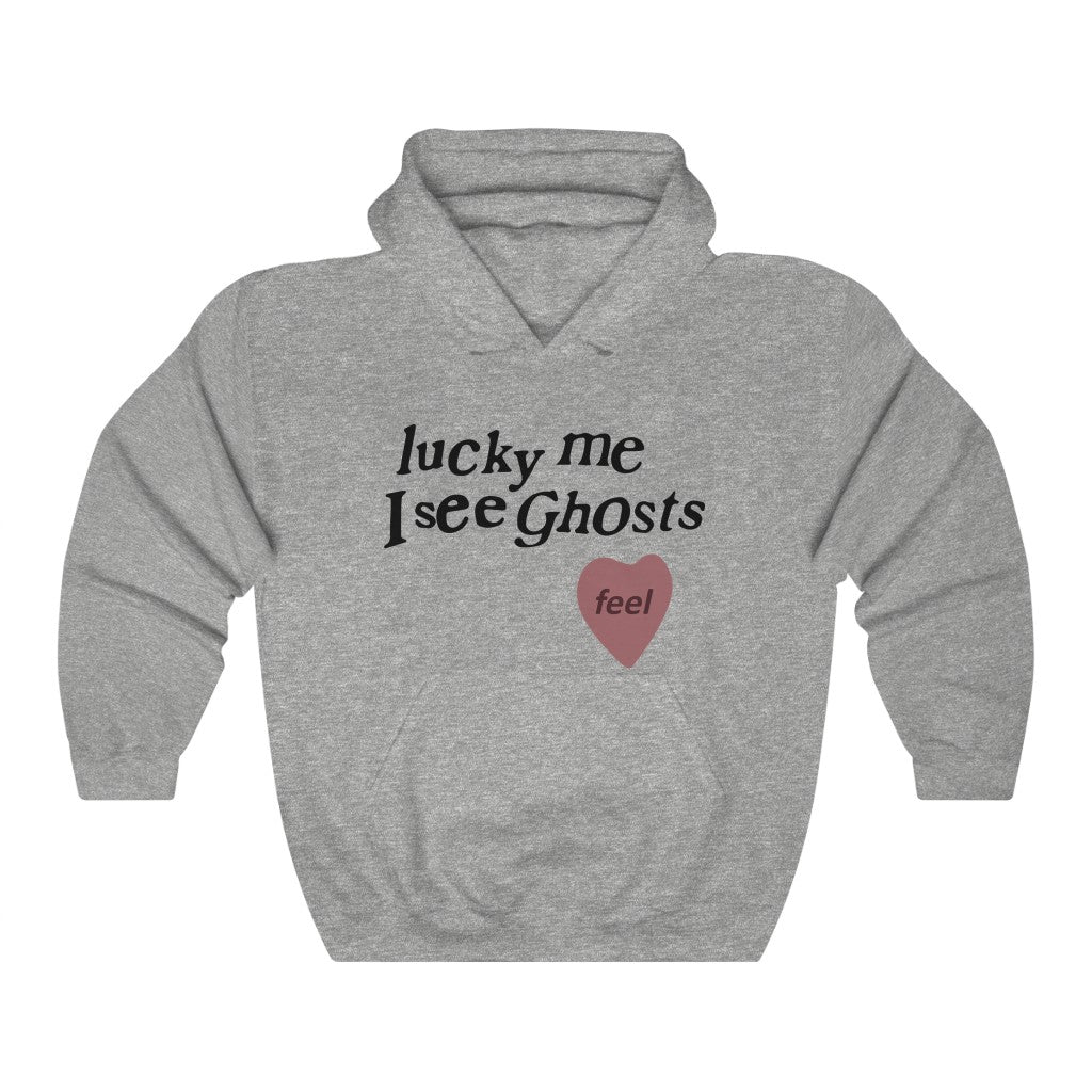 Kids See Ghosts Hoodie - Lucky Me I See Ghosts-L-Sport Grey-Archethype