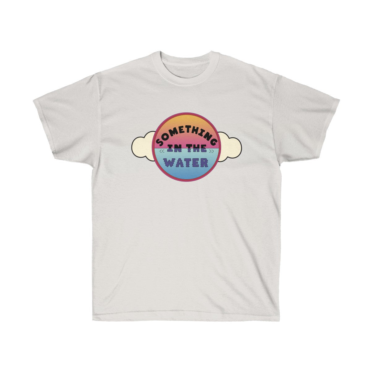 Something in the water Unisex Ultra Cotton Tee - Pharrell Williams festival inspired-Ash Grey-S-Archethype