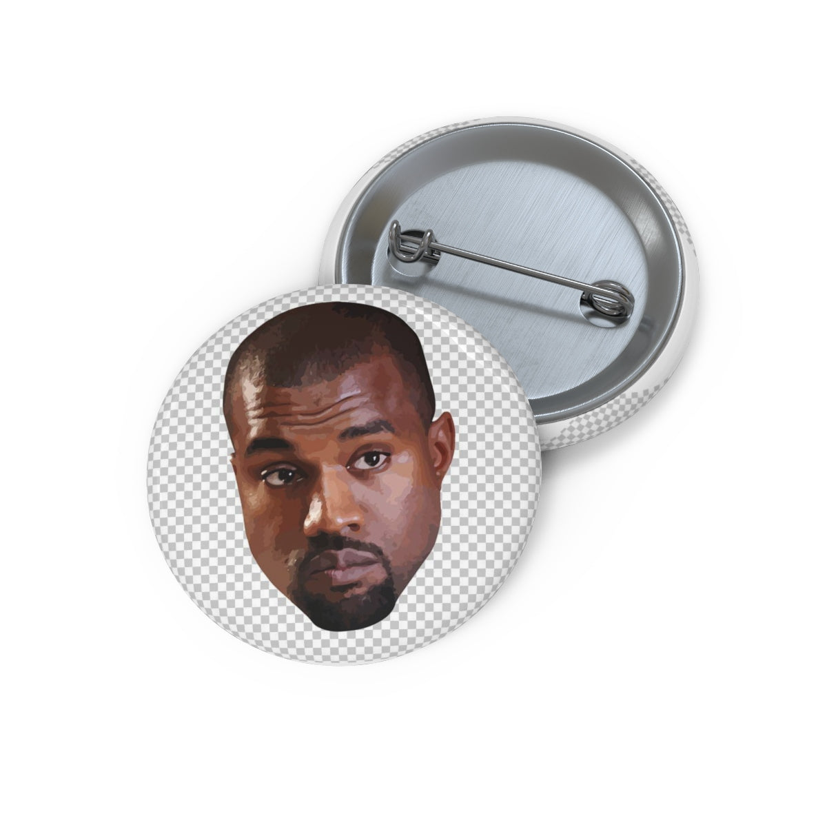 Kanye West Meme Face Pin Buttons-Archethype