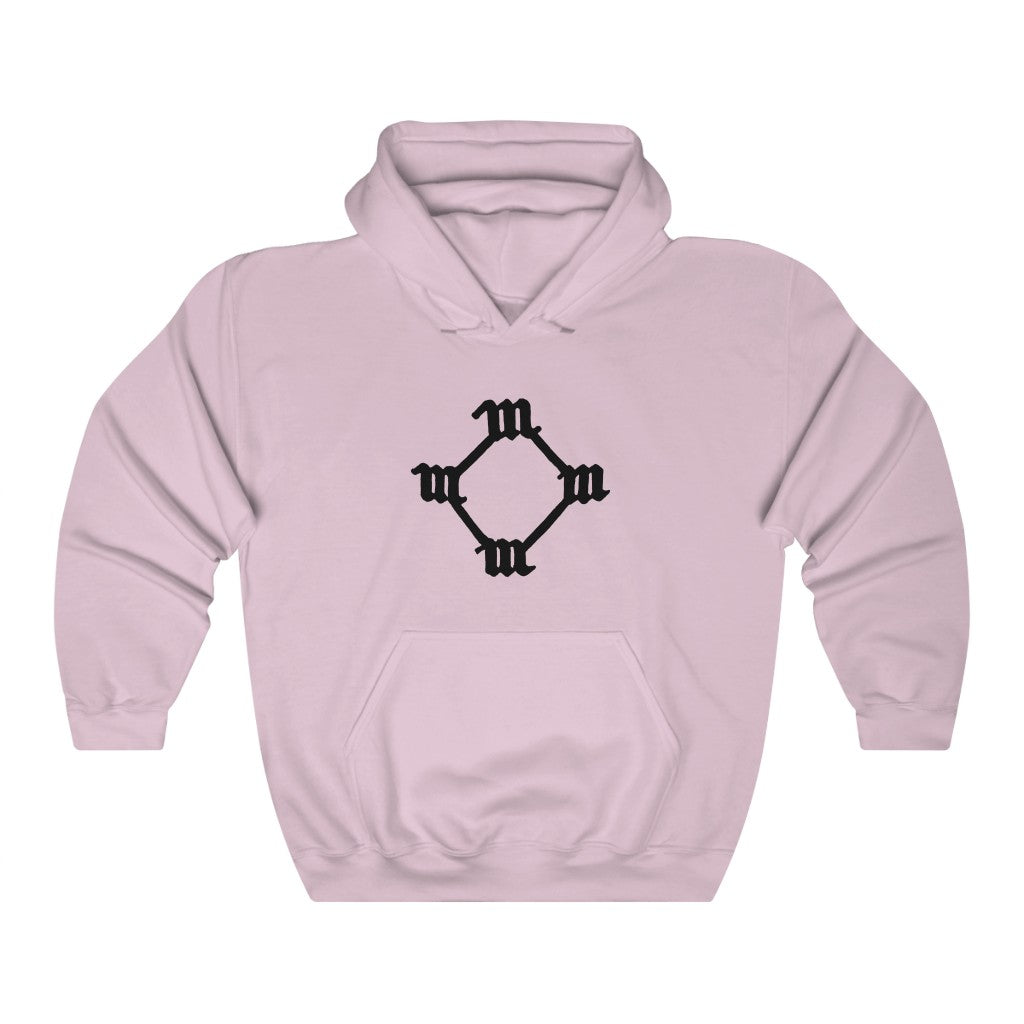 Four M Kanye West Tattoo Hoodie-S-Light Pink-Archethype
