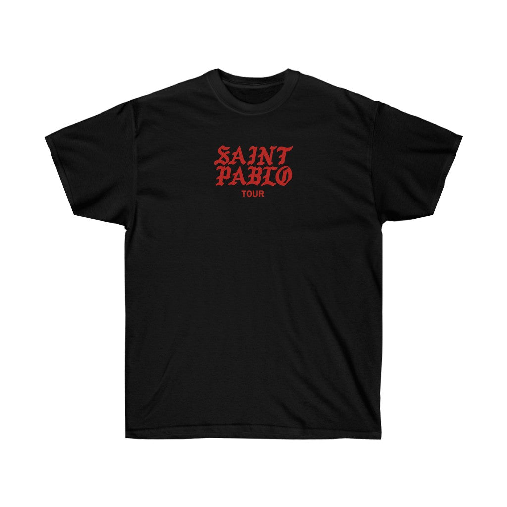 Saint Pablo Tour Kanye West Unisex Concert T-Shirt-L-Black-Archethype