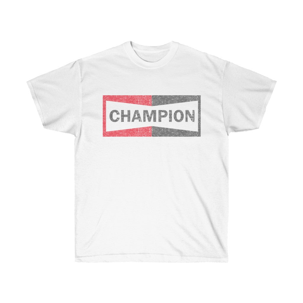Champion T-Shirt - Brad Pitt Inspired-White-L-Archethype