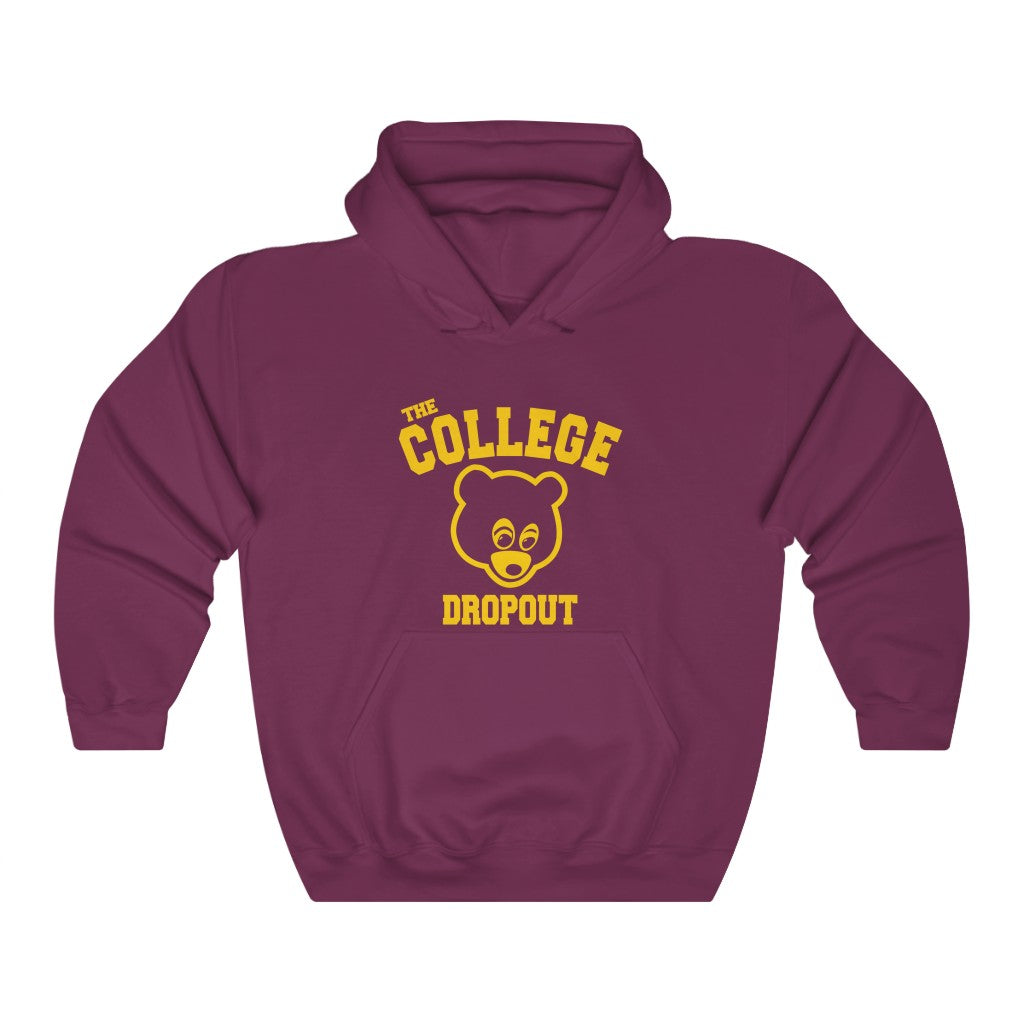 The College Dropout Unisex Hoodie - Old Kanye West Inspired - The late registration-L-Maroon-Archethype