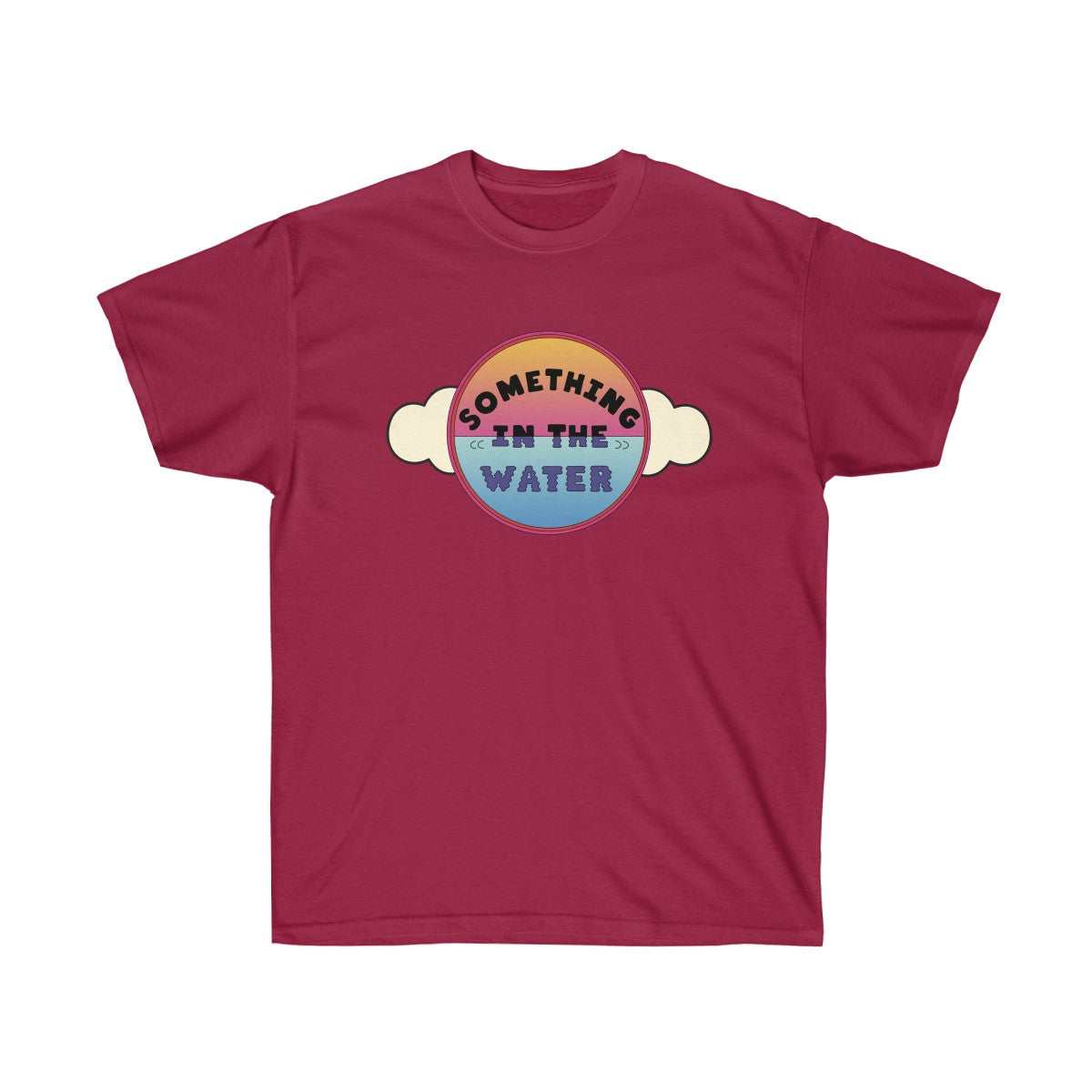 Something in the water Unisex Ultra Cotton Tee - Pharrell Williams festival inspired-Cardinal Red-S-Archethype