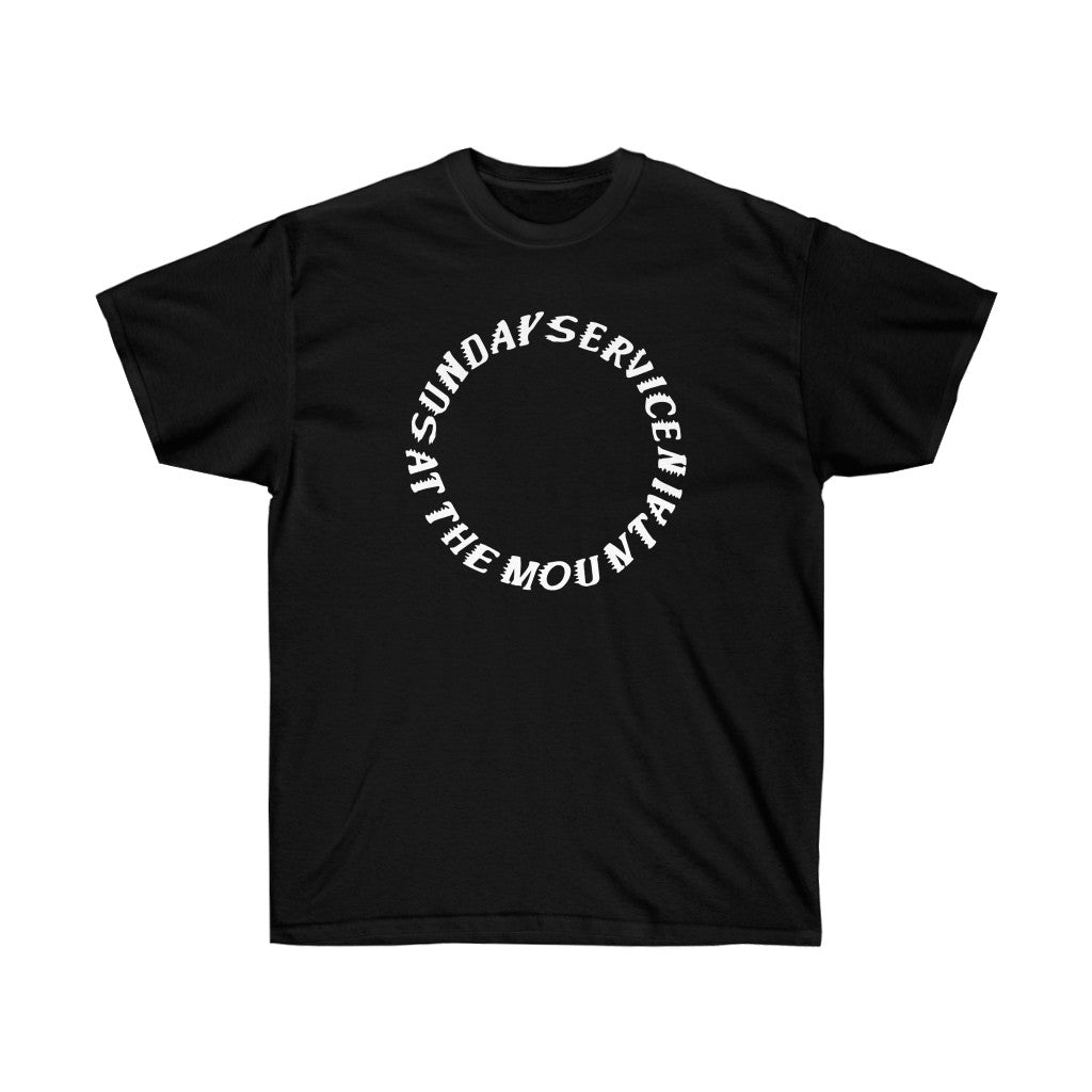 Sunday Service at the Mountain Unisex Ultra Cotton Tee - Kanye West Coachella inspired-S-Black-Archethype