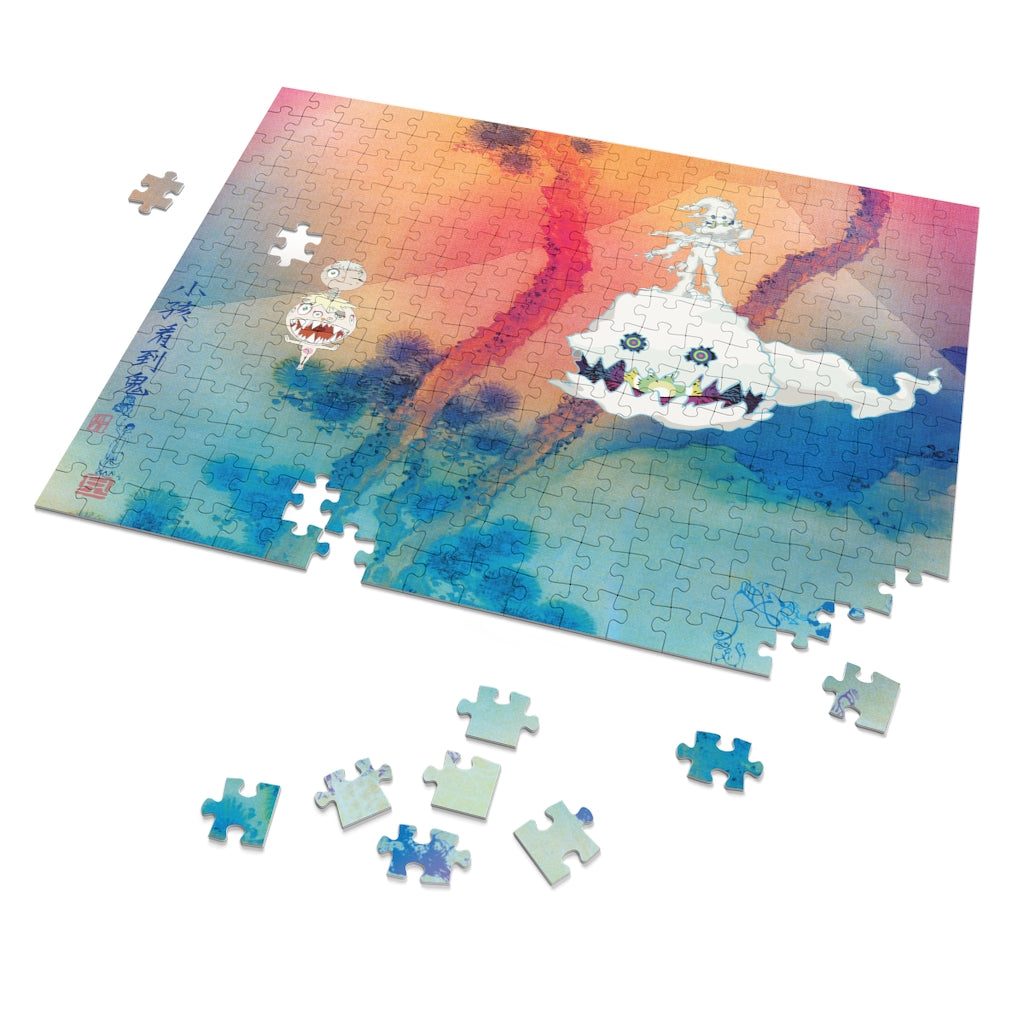 Kids See Ghosts 252 Piece Puzzle - Kid Cudi Kids See Ghosts inspired-14" x 11"-Archethype