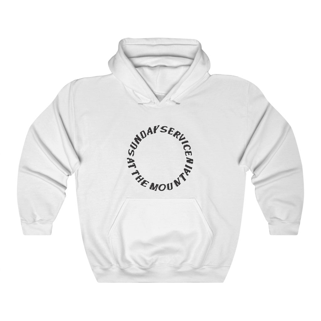 Sunday service at the Mountain Kanye West Hoodie-White-L-Archethype