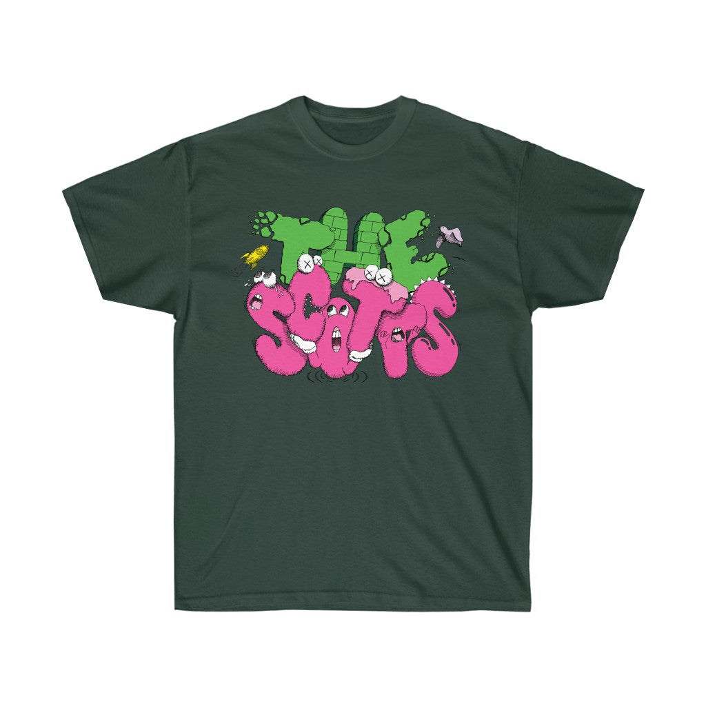 The Scotts Kid Cudi T-Shirt Merch Inspired Ultra Cotton Tee-Forest Green-S-Archethype