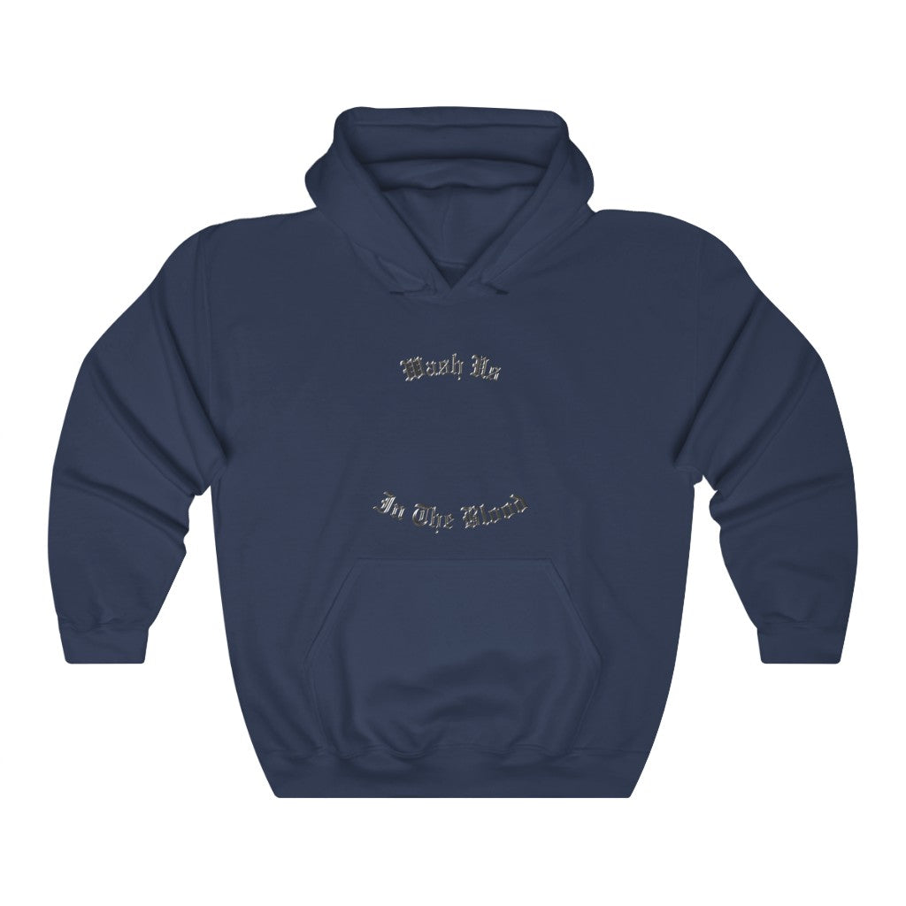 Wash Us In The Blood Hoodie-S-Navy-Archethype