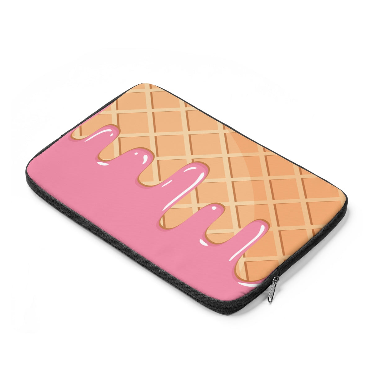 Waffle and Ice Cream Laptop Sleeve-Archethype