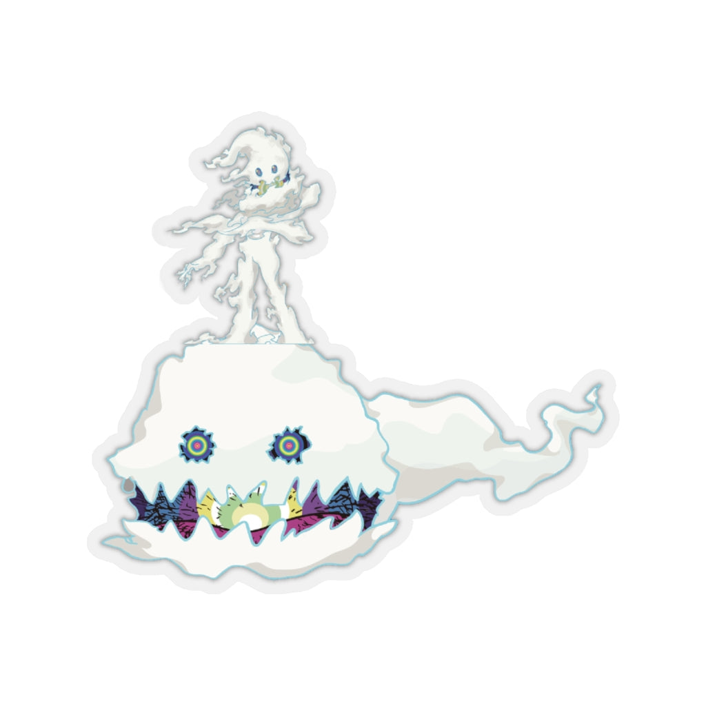 Kids See Ghosts Kanye Stickers-6x6"-Transparent-Archethype
