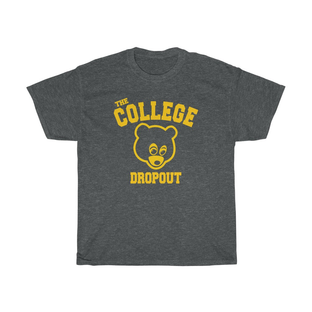 The College Dropout T-shirt-Dark Heather-S-Archethype