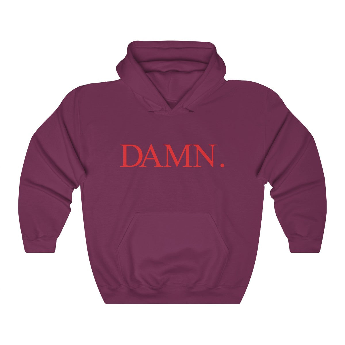 Kendrick Lamar DAMN Inspired - Heavy Blend Hoodie-Maroon-S-Archethype