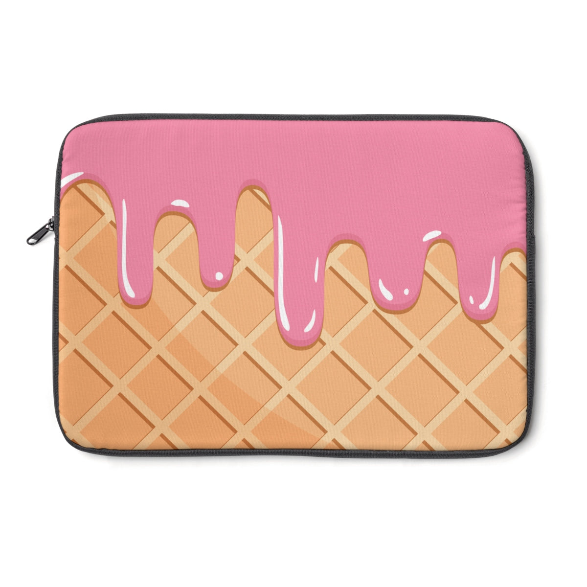Waffle and Ice Cream Laptop Sleeve-Archethype