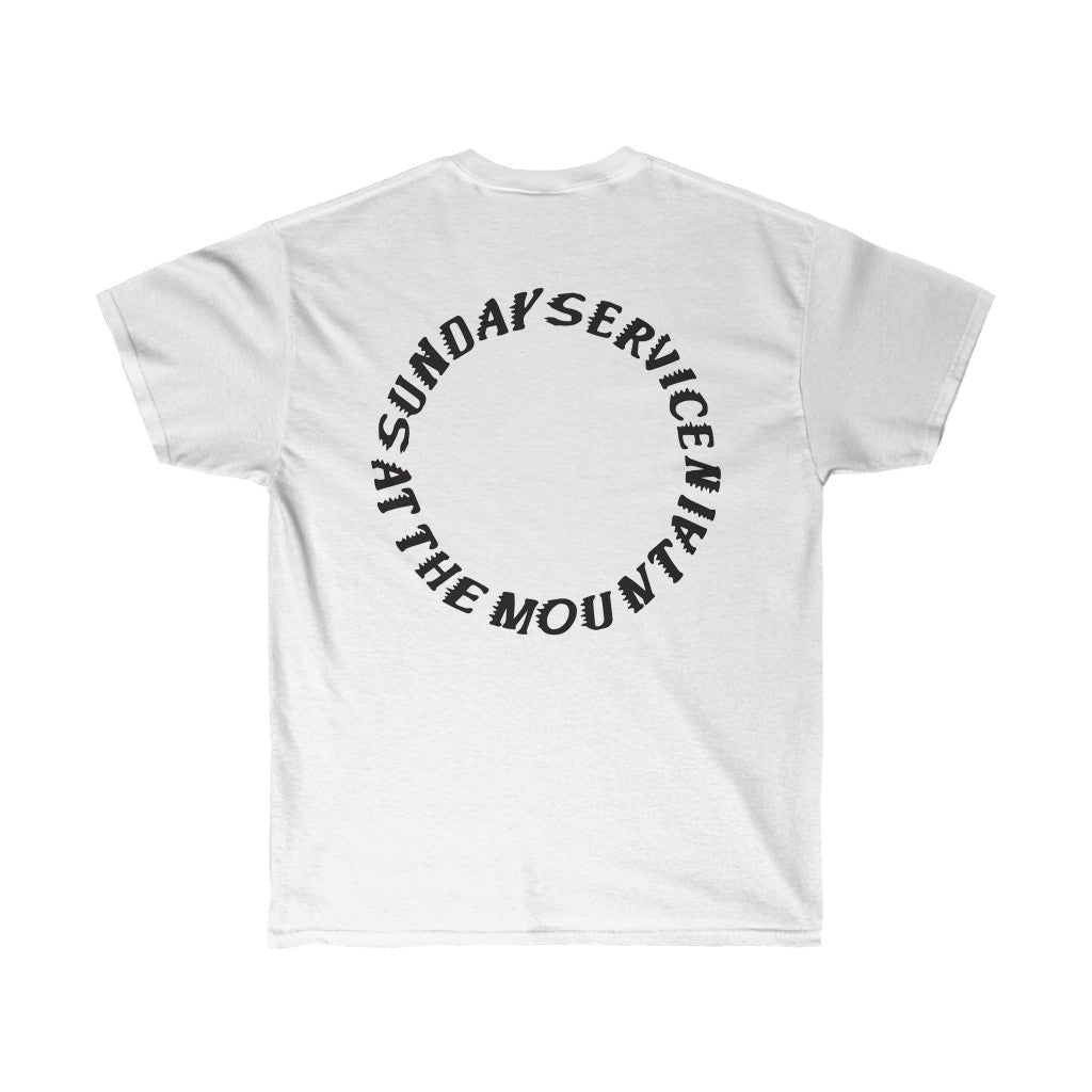 Holy Spirit Sunday Service at the Mountain Unisex Ultra Cotton Tee - Kanye West Coachella inspired-Archethype