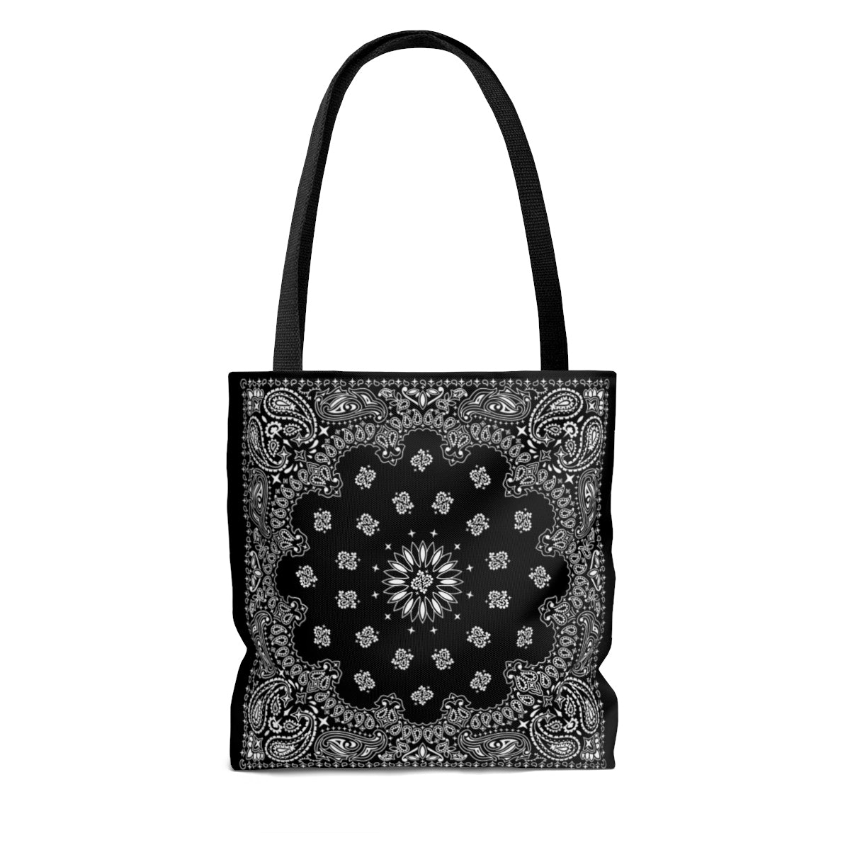 Black Bandana Tote Bag - YSL Saint Laurent inspired-Archethype