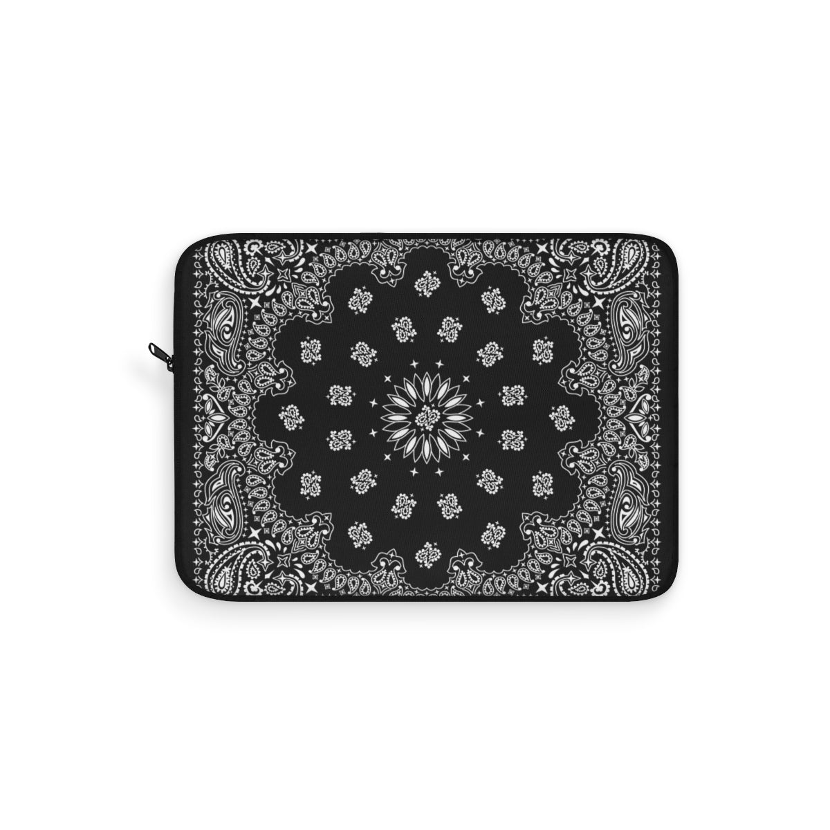 Black Bandana Laptop Sleeve-13"-Archethype