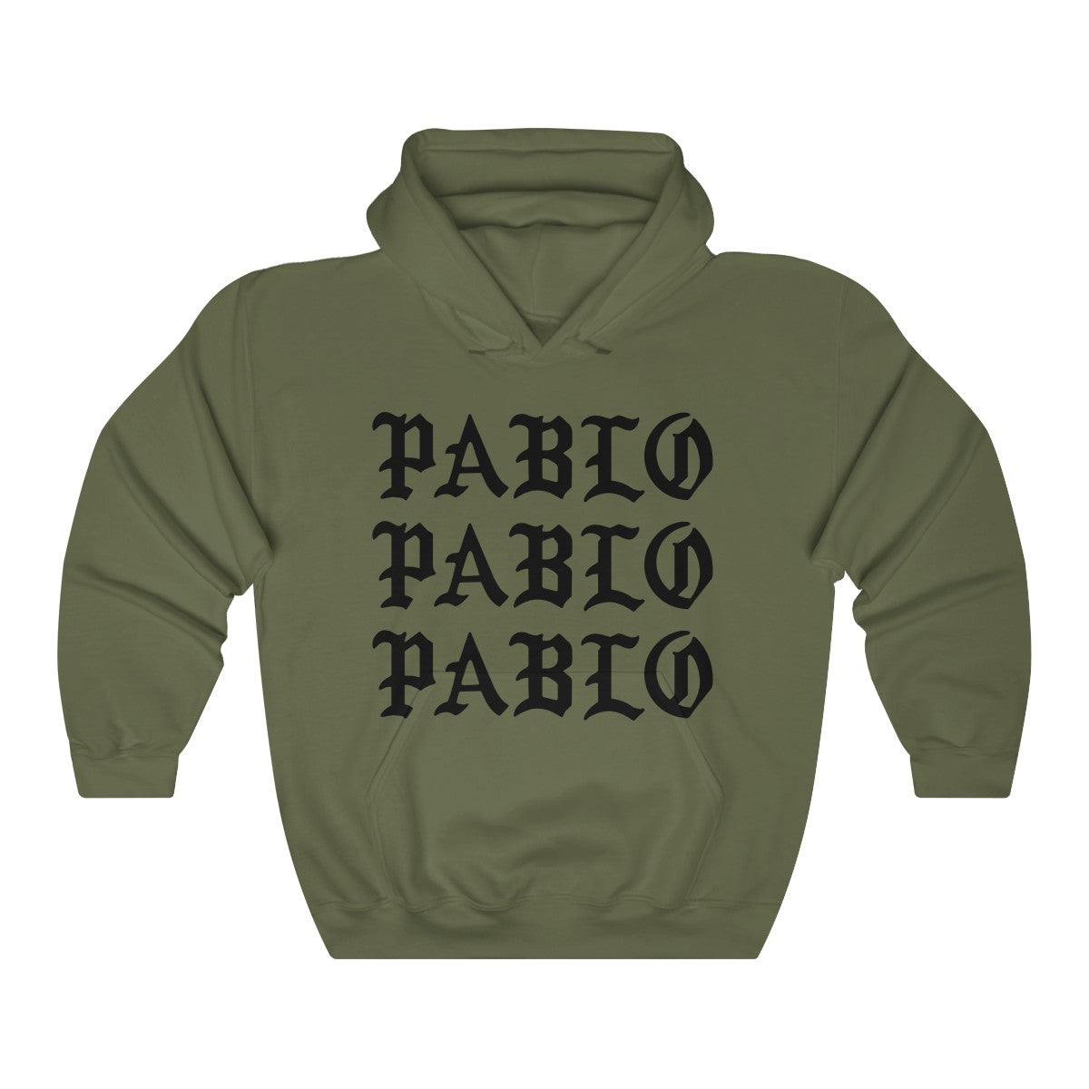 Pablo Heavy Blend™ Kanye West hoodie-Military Green-S-Archethype