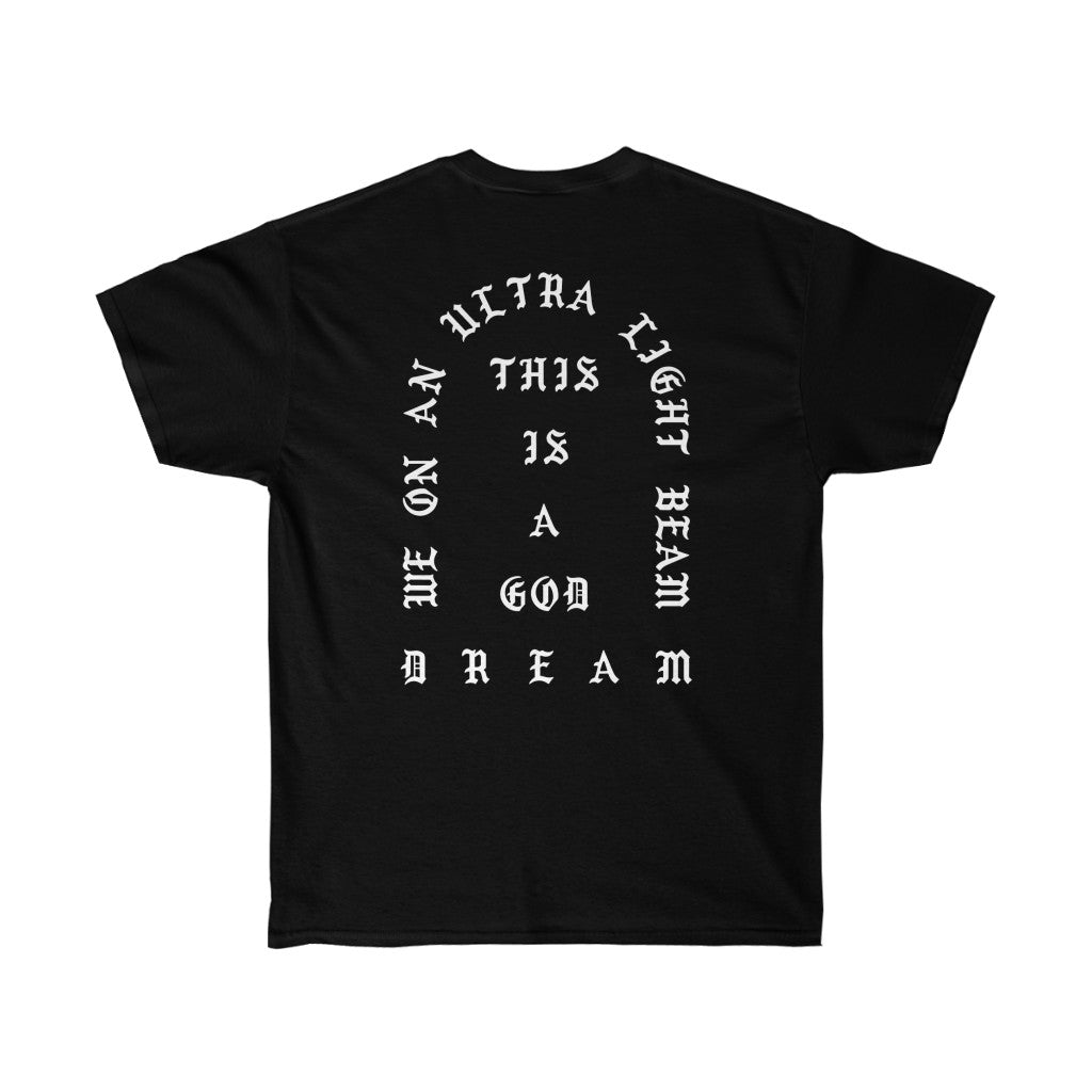 We On An Ultra Light Beam Cotton T-Shirt - I Feel Like Pablo Kanye West Merch inspired-Archethype